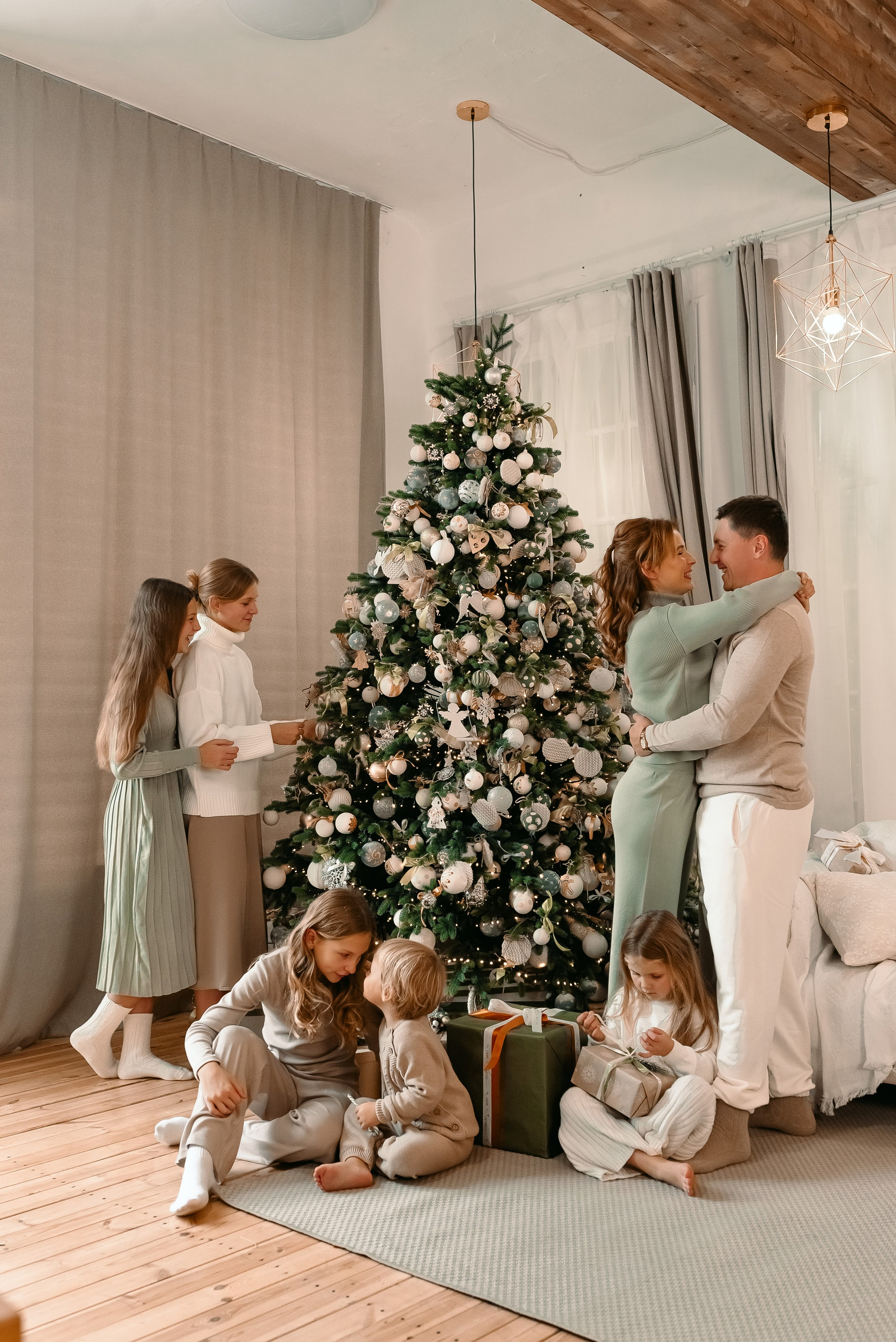 Новогодняя семейная фотосессия. Фотограф Юлия Кондратьева