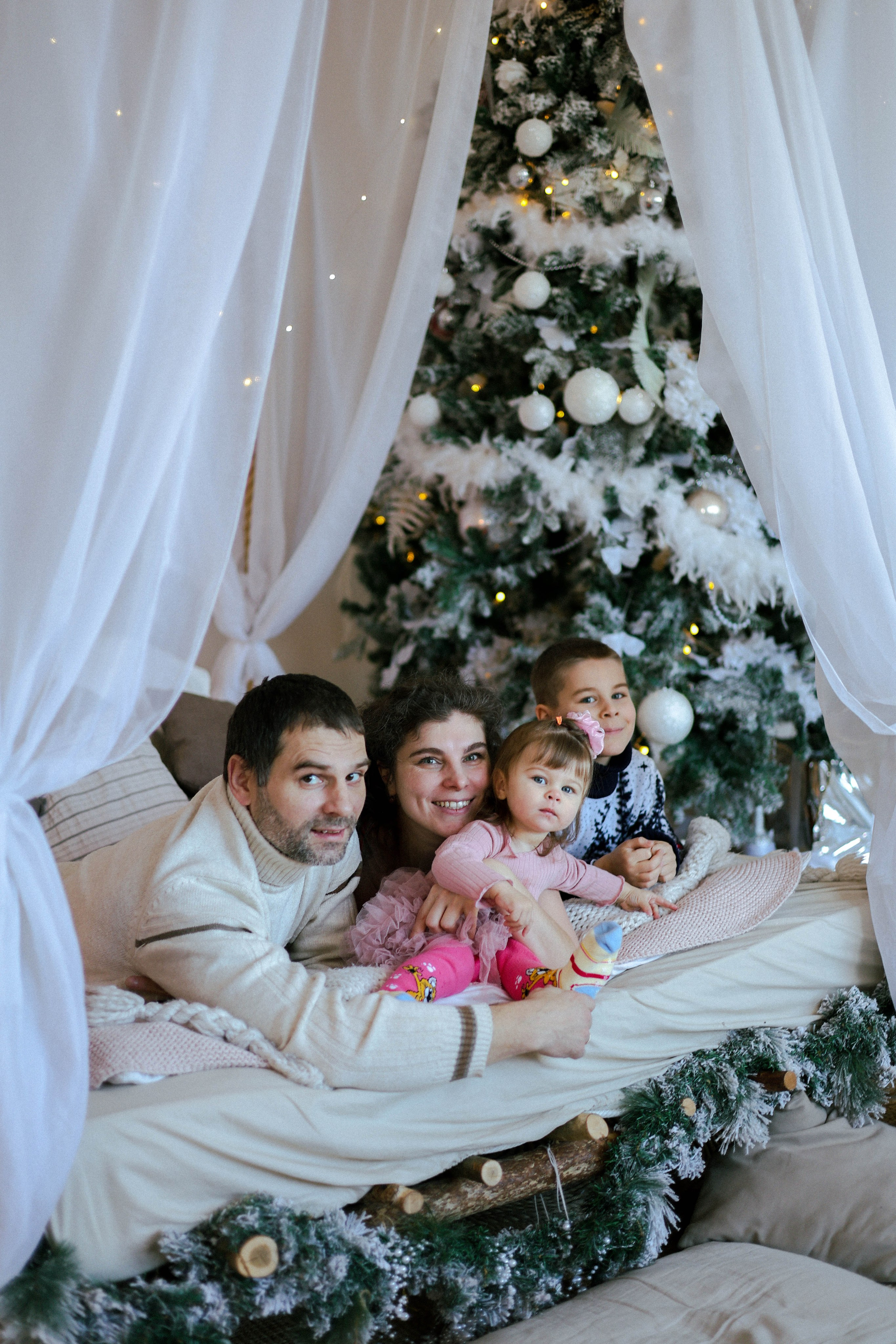 Новогодняя история «Нелля и ее семья». Фотограф в Москве Анастасия Калинина