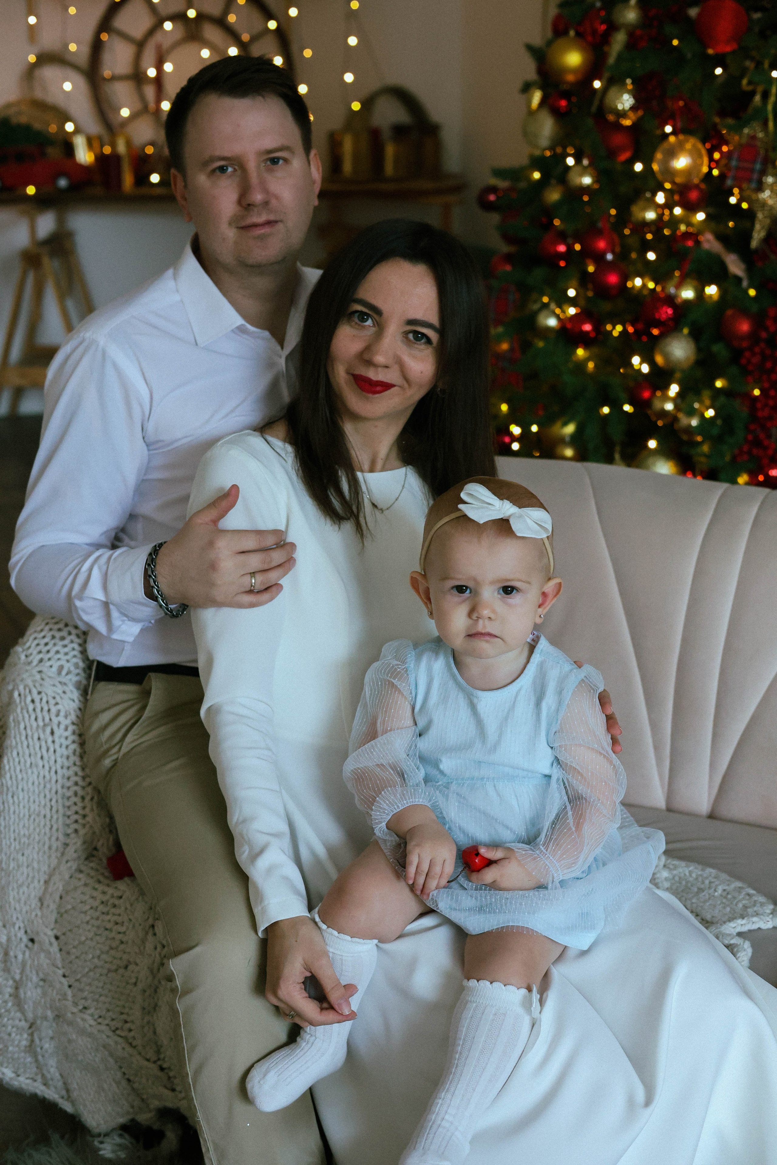 Новогодняя история «Ирина и ее семья». Фотограф в Москве Анастасия Калинина