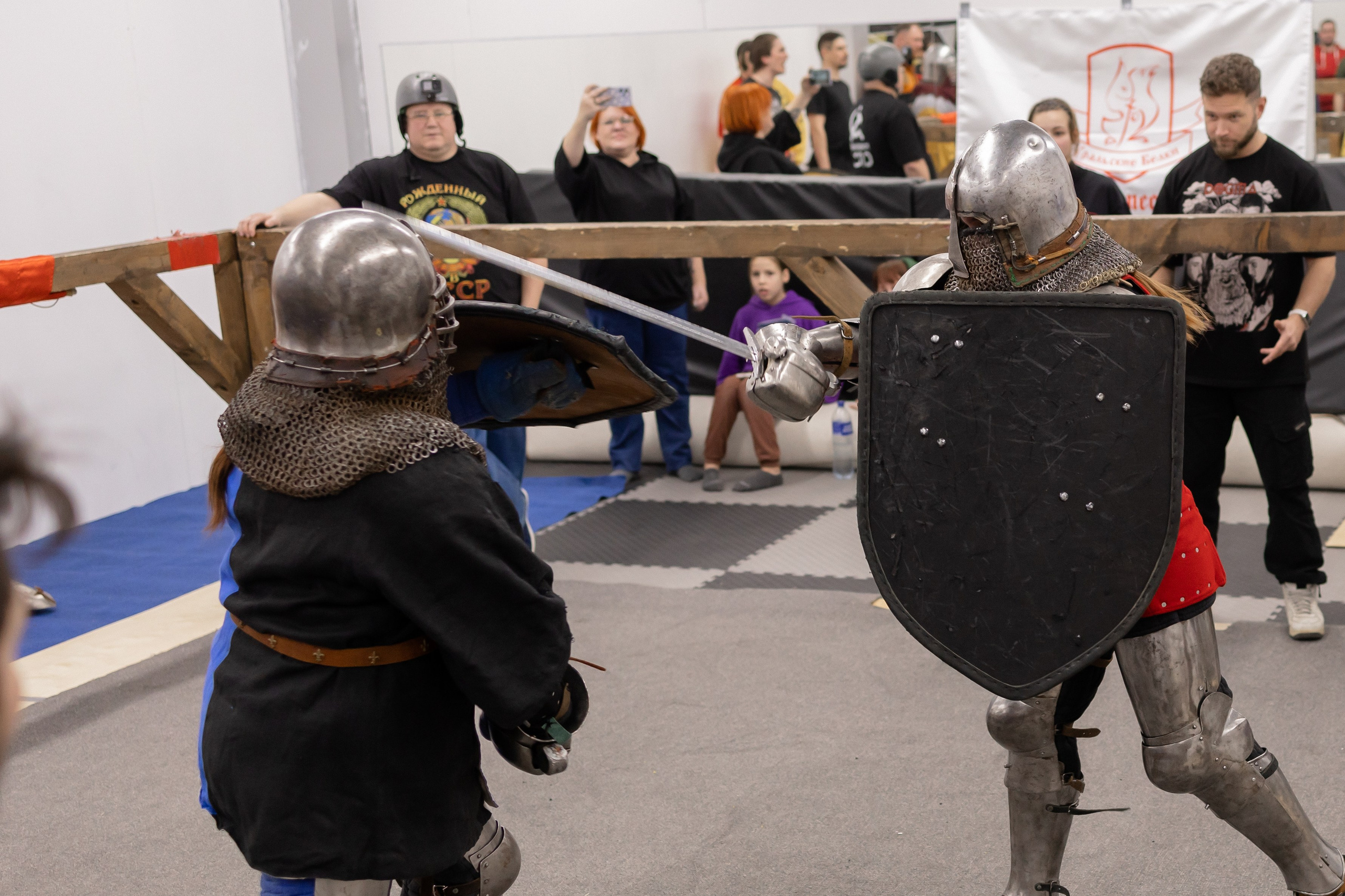 Турнир средневековых рыцарей