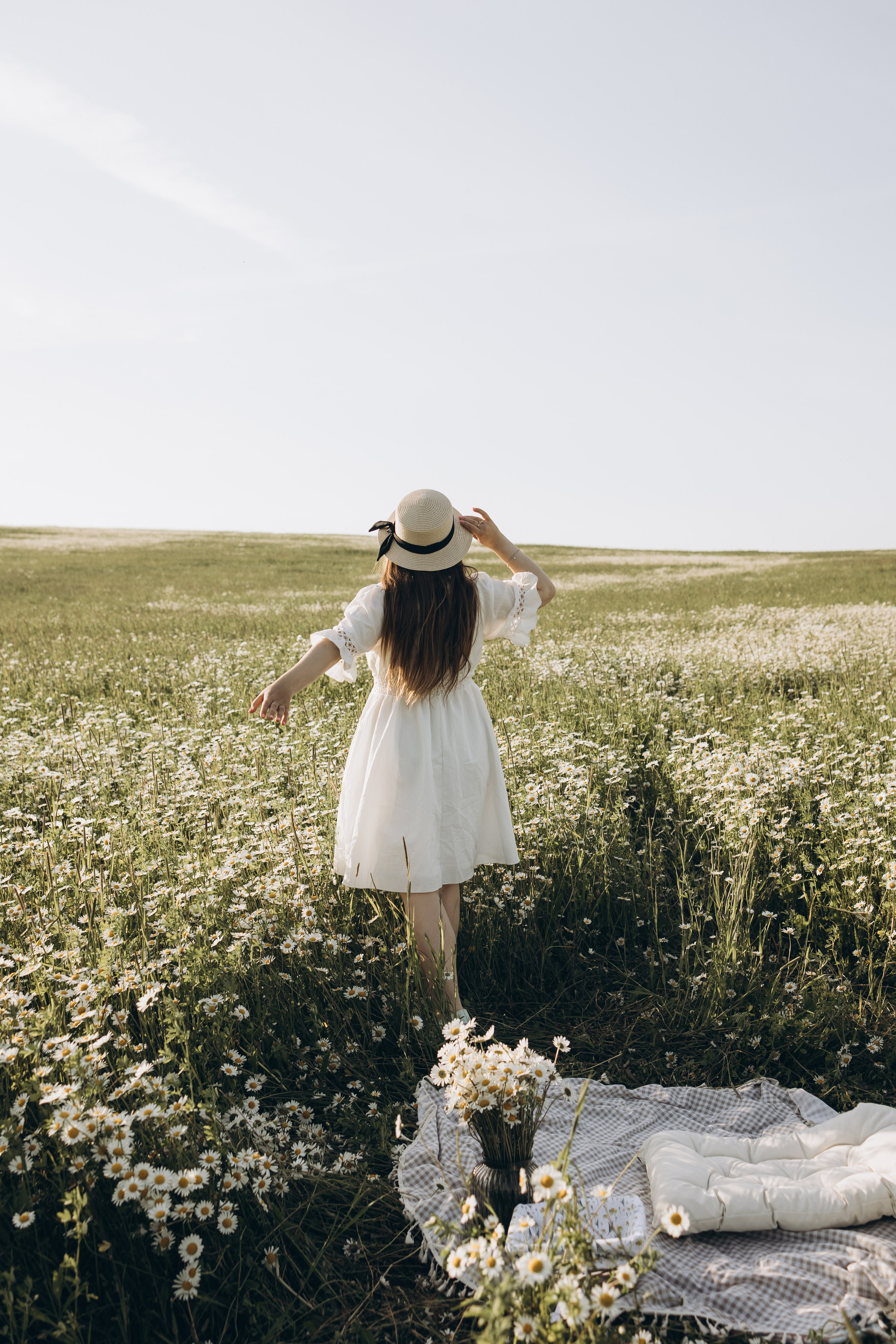 Маша и ромашки. Семейный фотограф в Москве Виктория Ястребинская