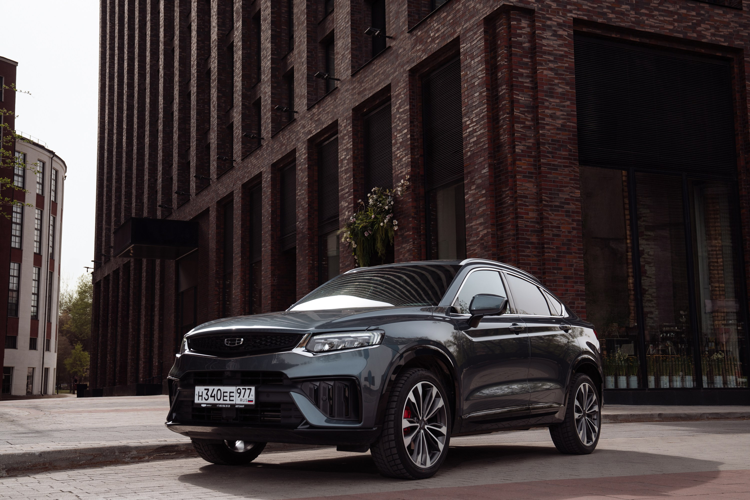 Рекламная съёмка Geely Tugella