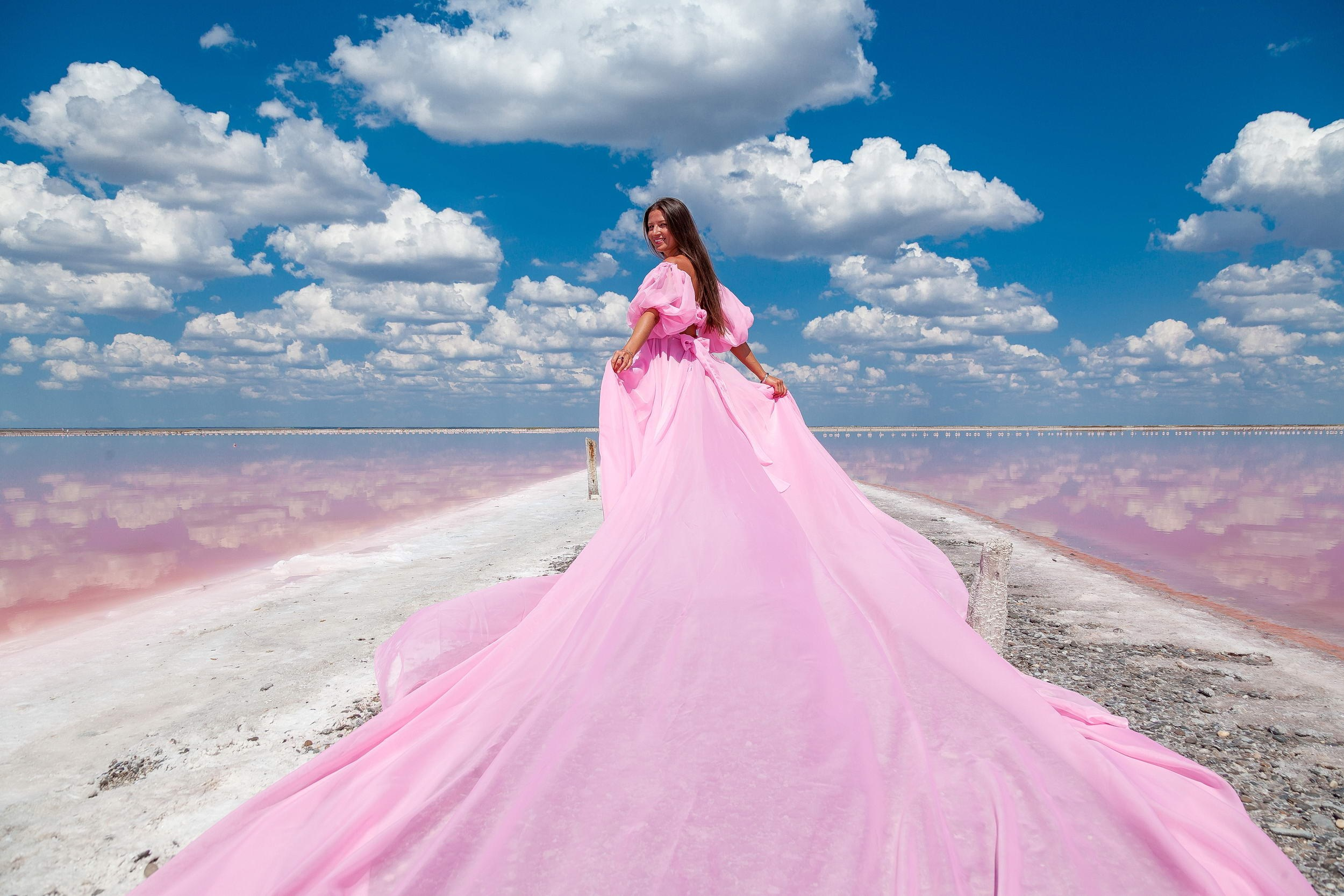 РОЗОВОЕ ОЗЕРО САСЫК СИВАШ. Фотограф в Крыму