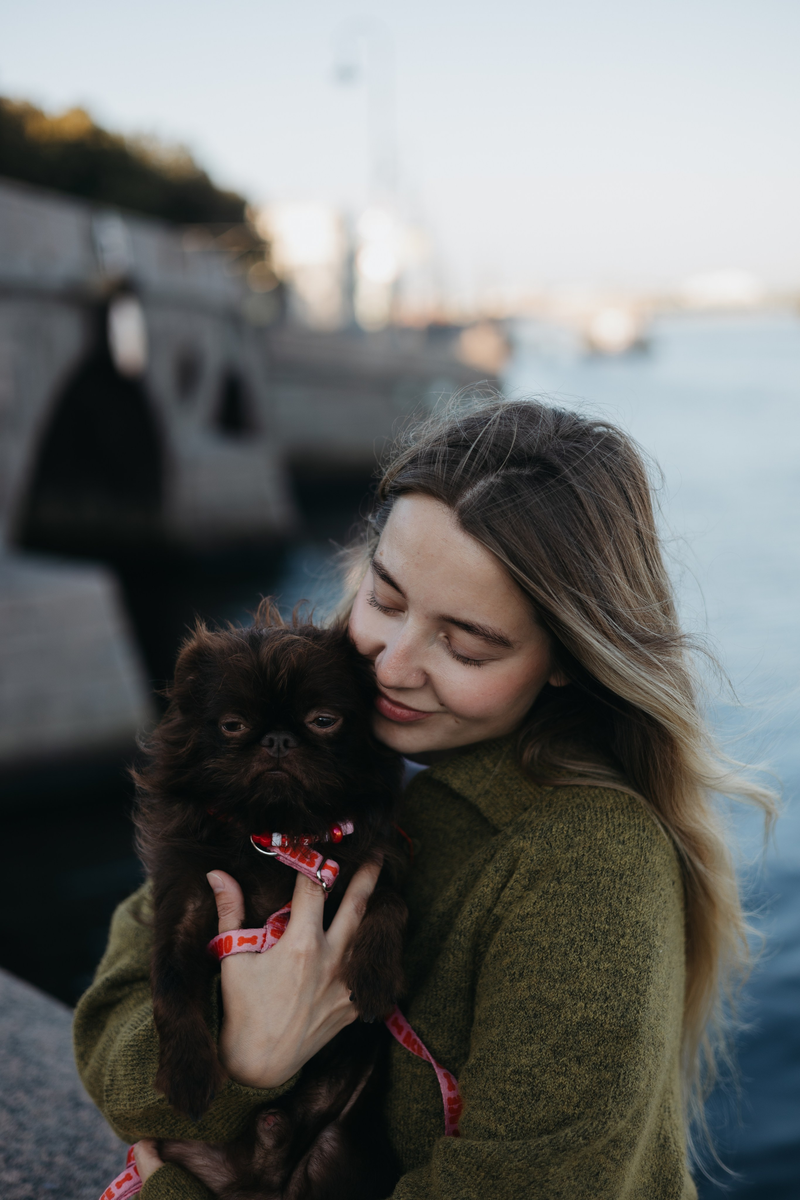 Наталья и Оззи. Фотограф животных Евгения Верцинская