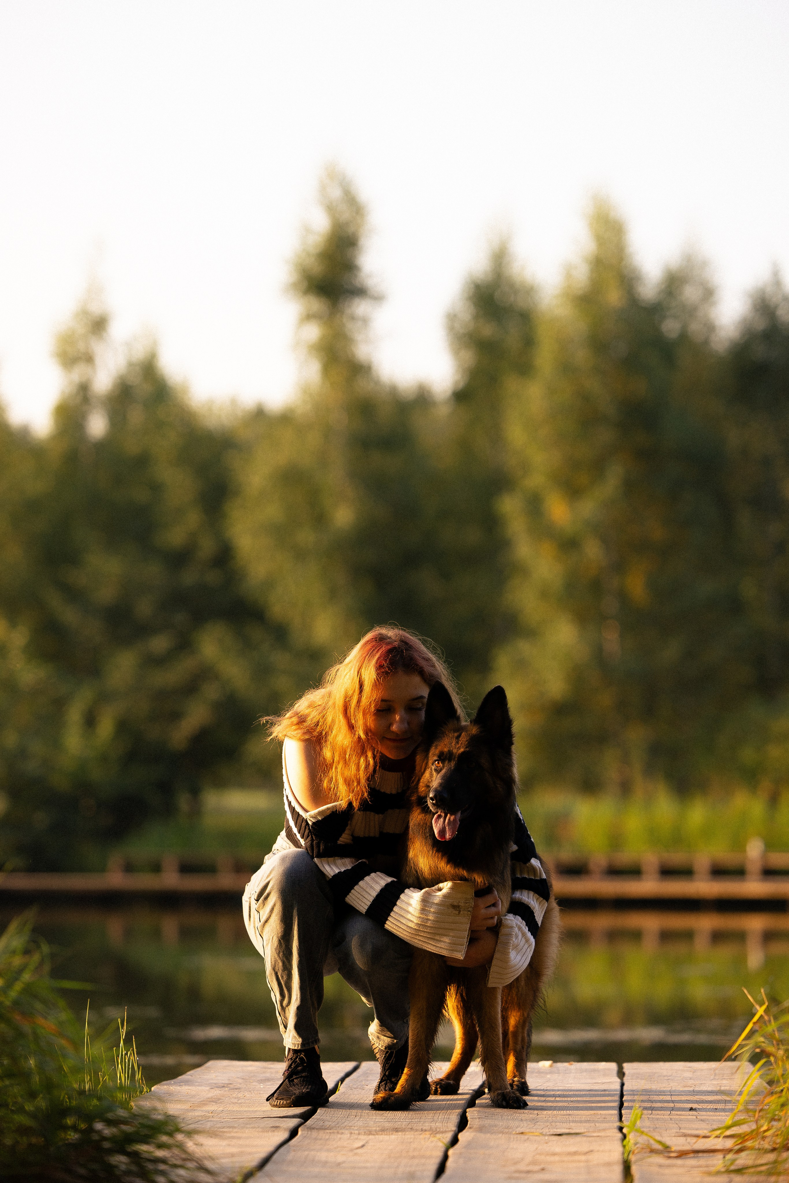 Алена, Матвей, Фанни и Фрея. Фотограф и видеограф анималист Аганина Дарья