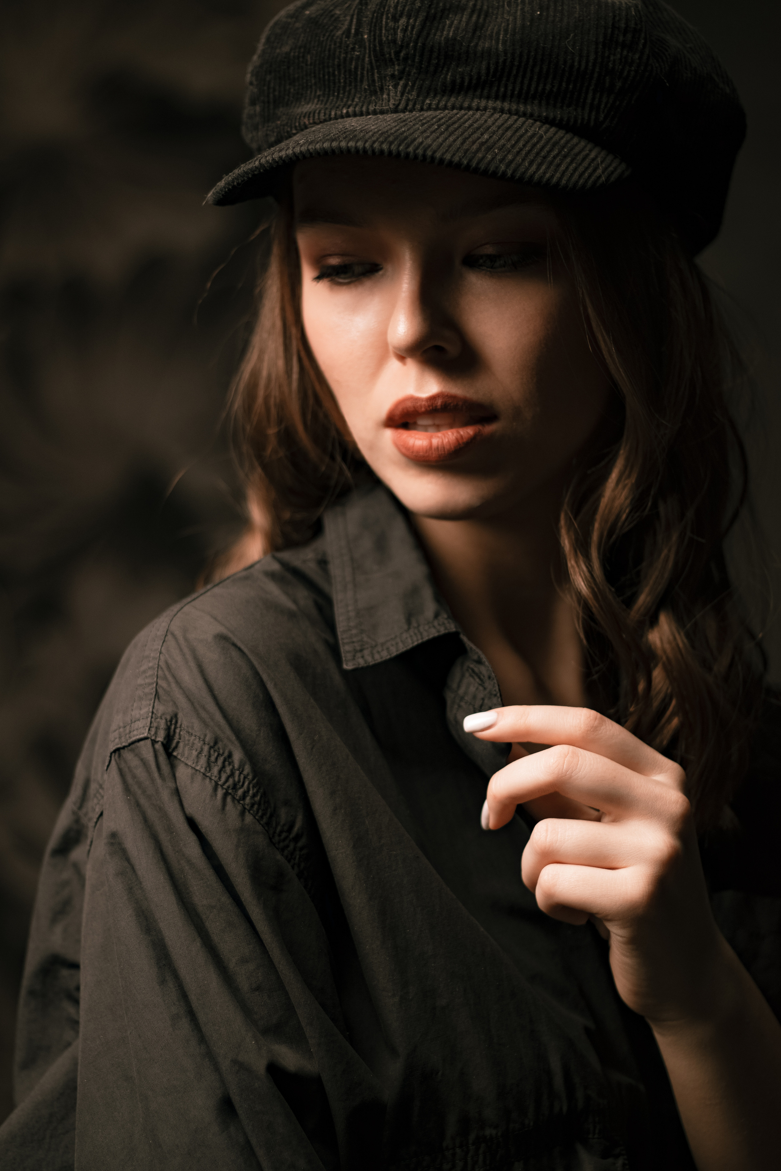 Женский портрет в студии. Портретный фотограф в Москве Анна Бобрик