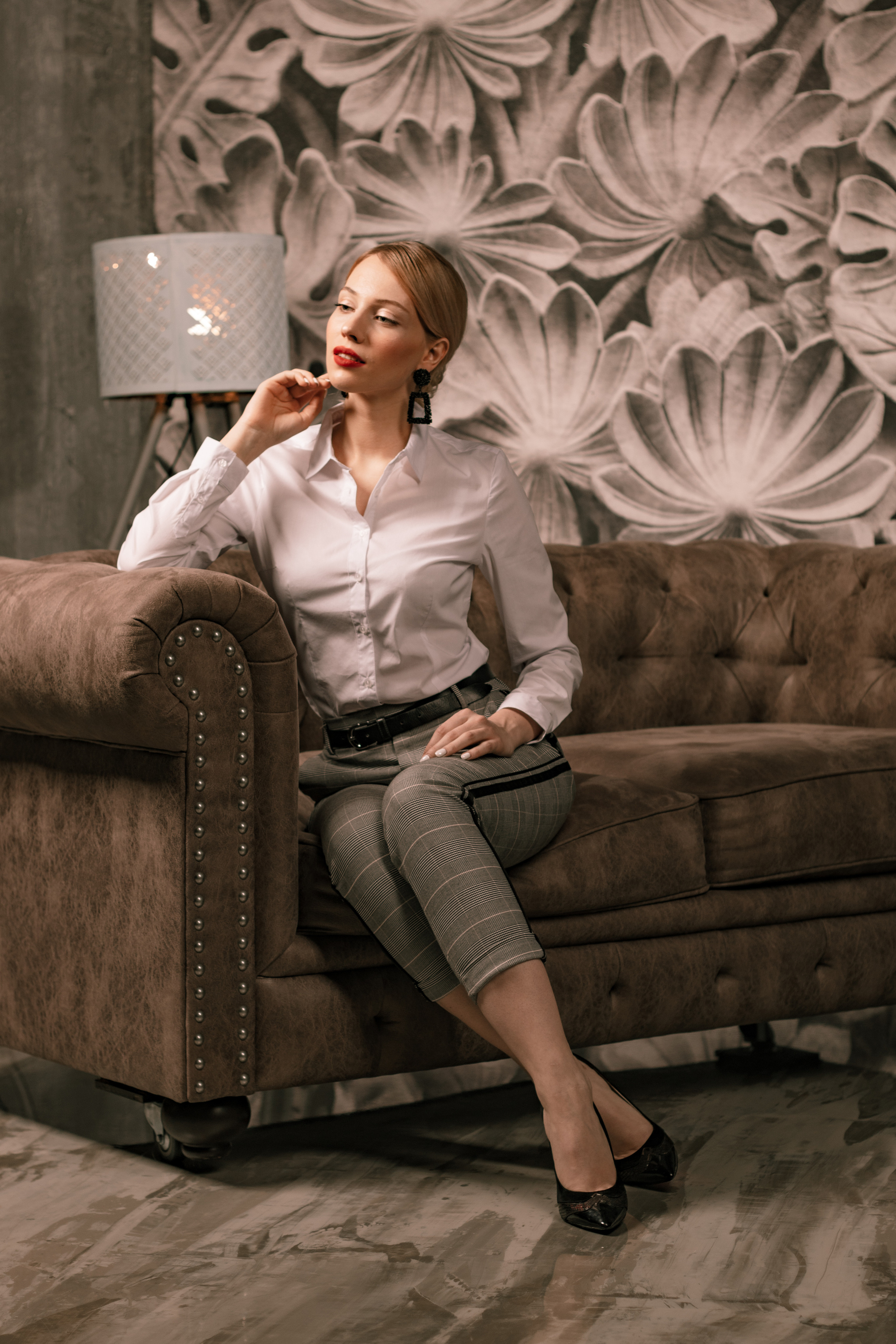 Женский портрет в студии. Портретный фотограф в Москве Анна Бобрик