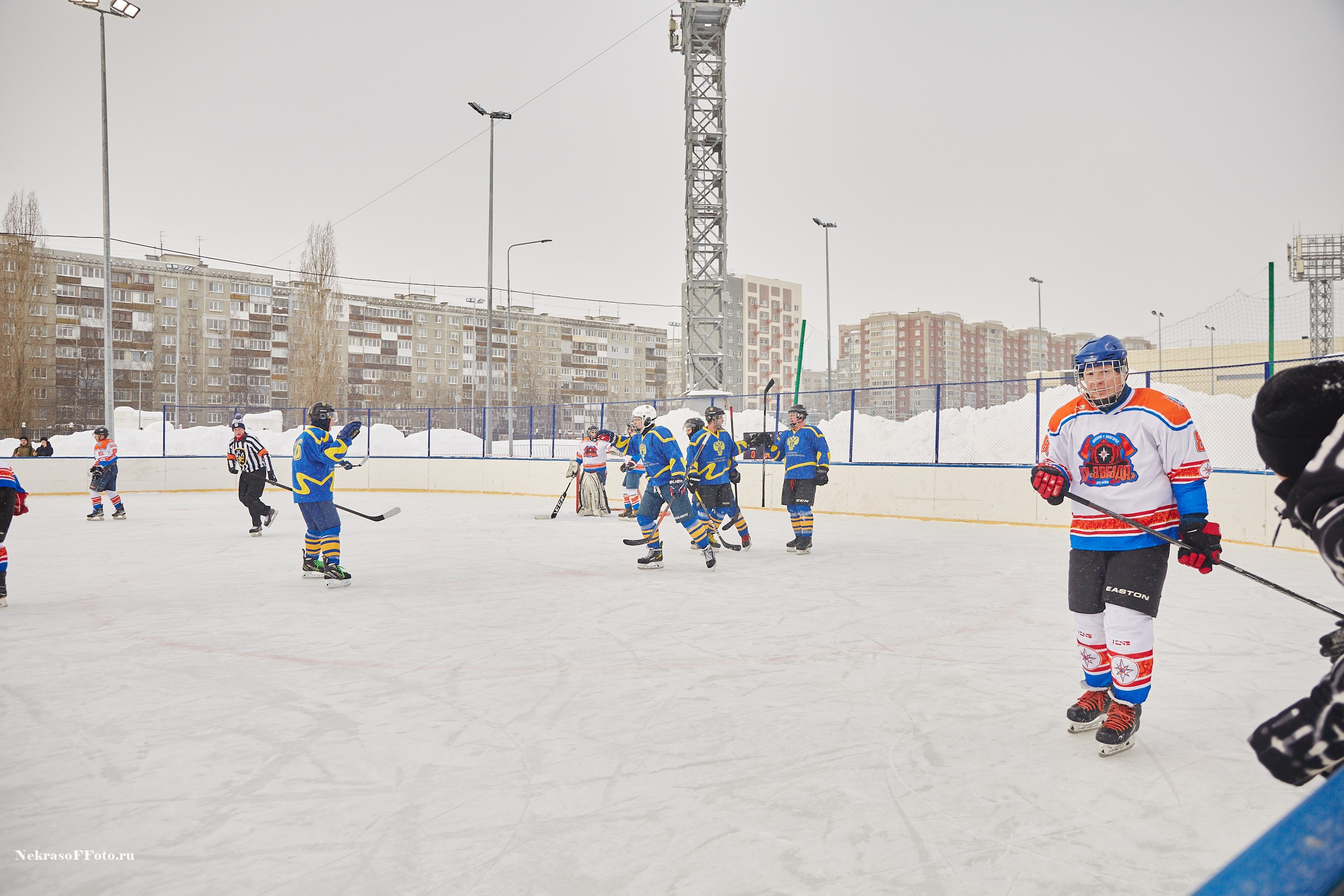 Турнир по хоккею «Русская классика» в рамках Офицерской хоккейной лиги. Спортивный фотограф Некрасов Денис