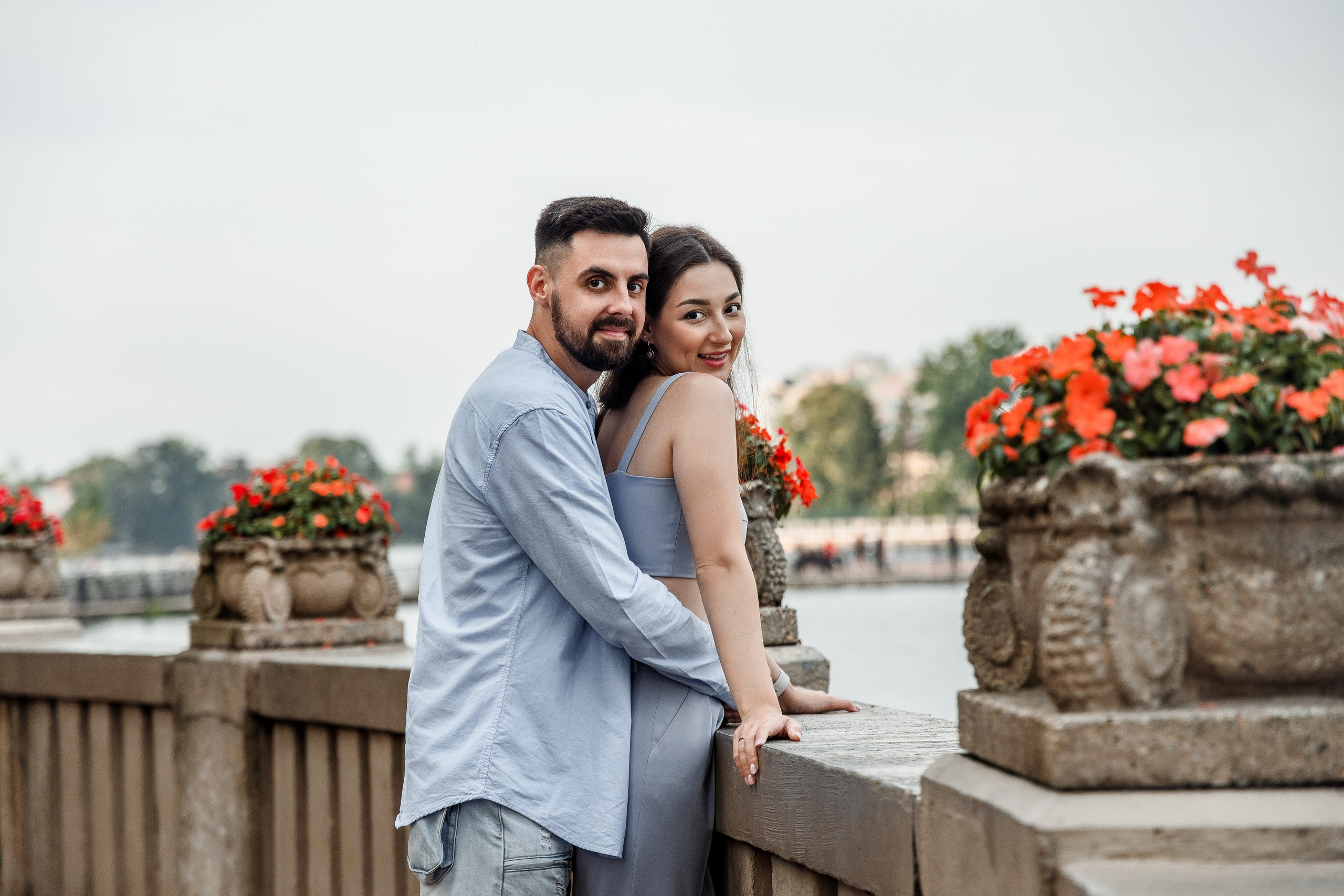 Алексей и Анна | Верхнее озеро. Фотограф Елена Медок Калининград