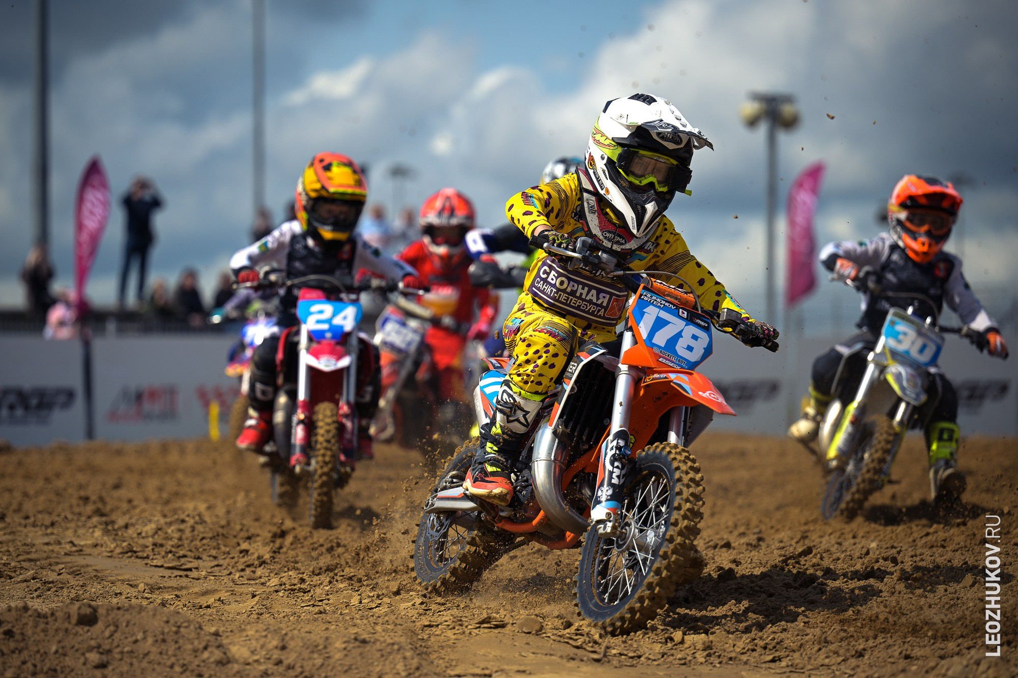 1 round of ММТ RGP russian motocross championships. Sports photographer Leonid Zhukov