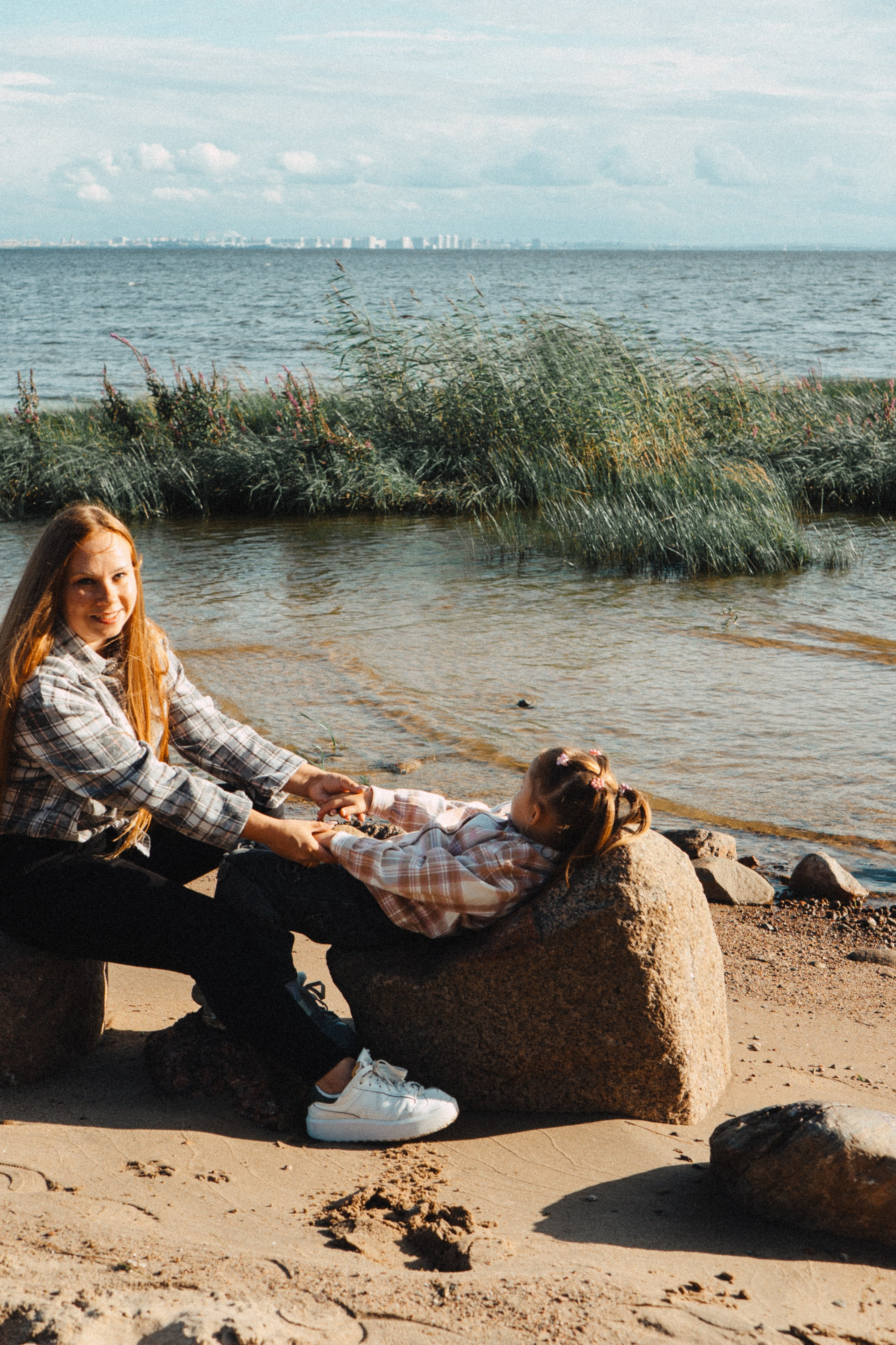МАМА И ДОЧКА НА ФИНСКОМ ЗАЛИВЕ. Профессиональный фотограф, Санкт-Петербург — Виктория Богомолова