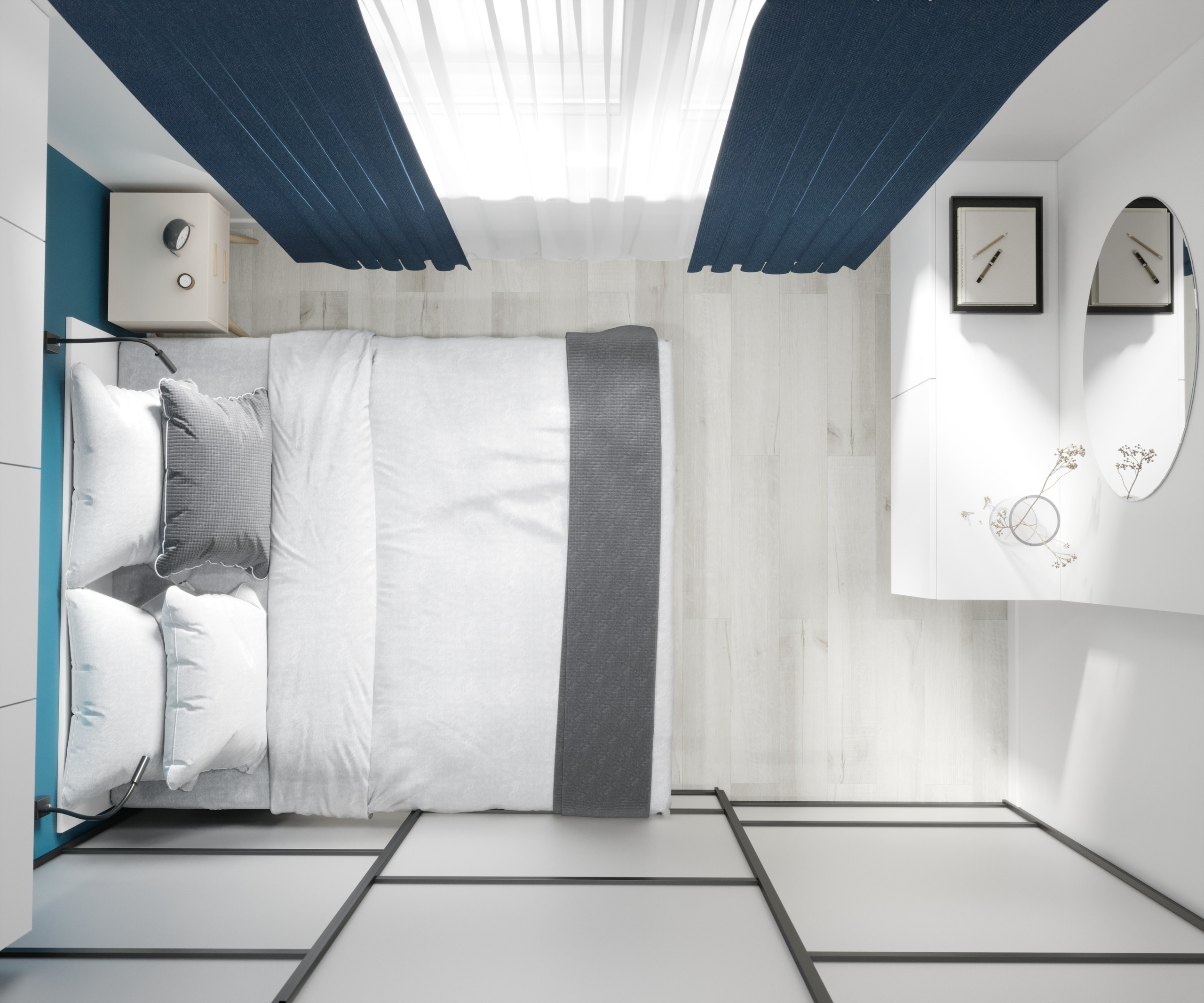 Дизайн - проект для семьи с яркими акцентами в интерьере. Анастасия Дремина DREMINA INTERIORS