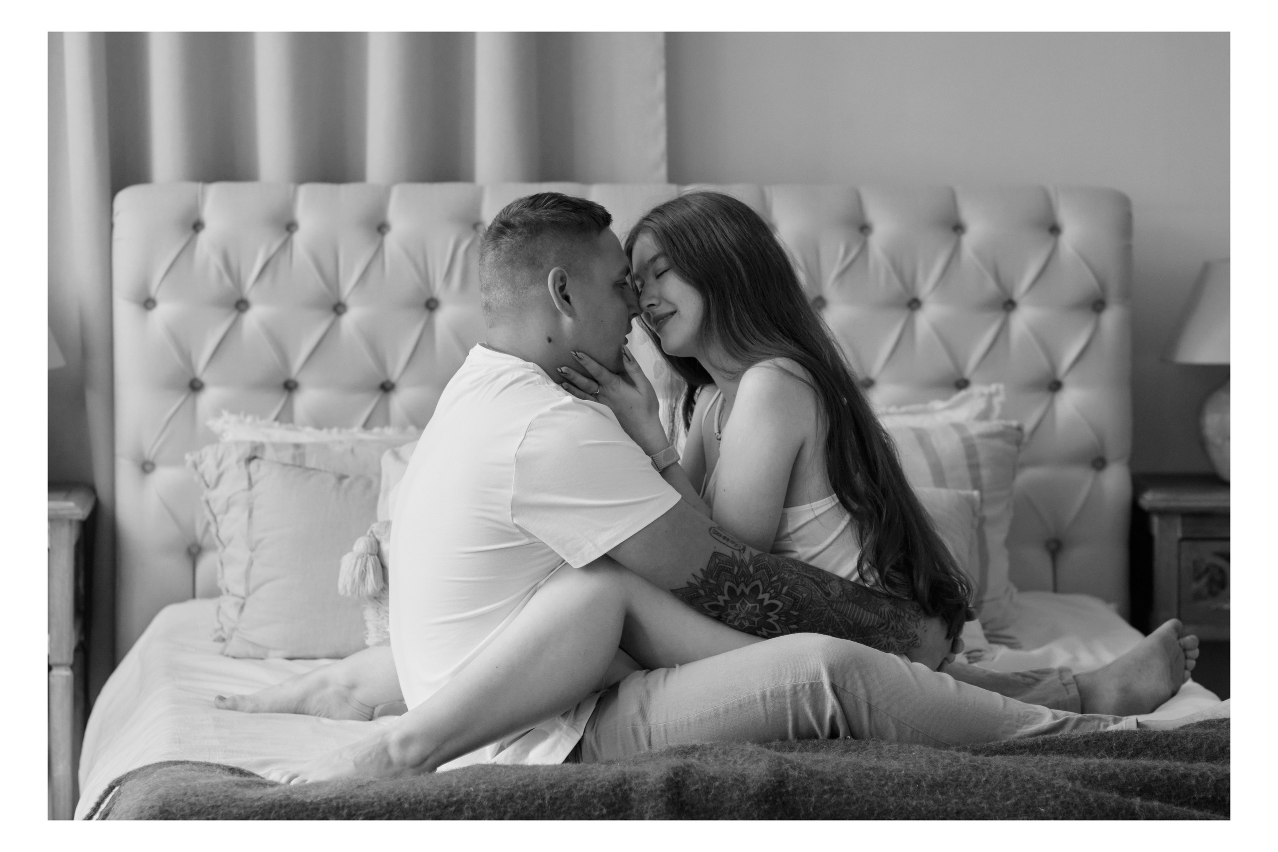 Студийная фотосессия прекрасной пары Арины и Юрия. Семейный и детский фотограф Майя Гришина