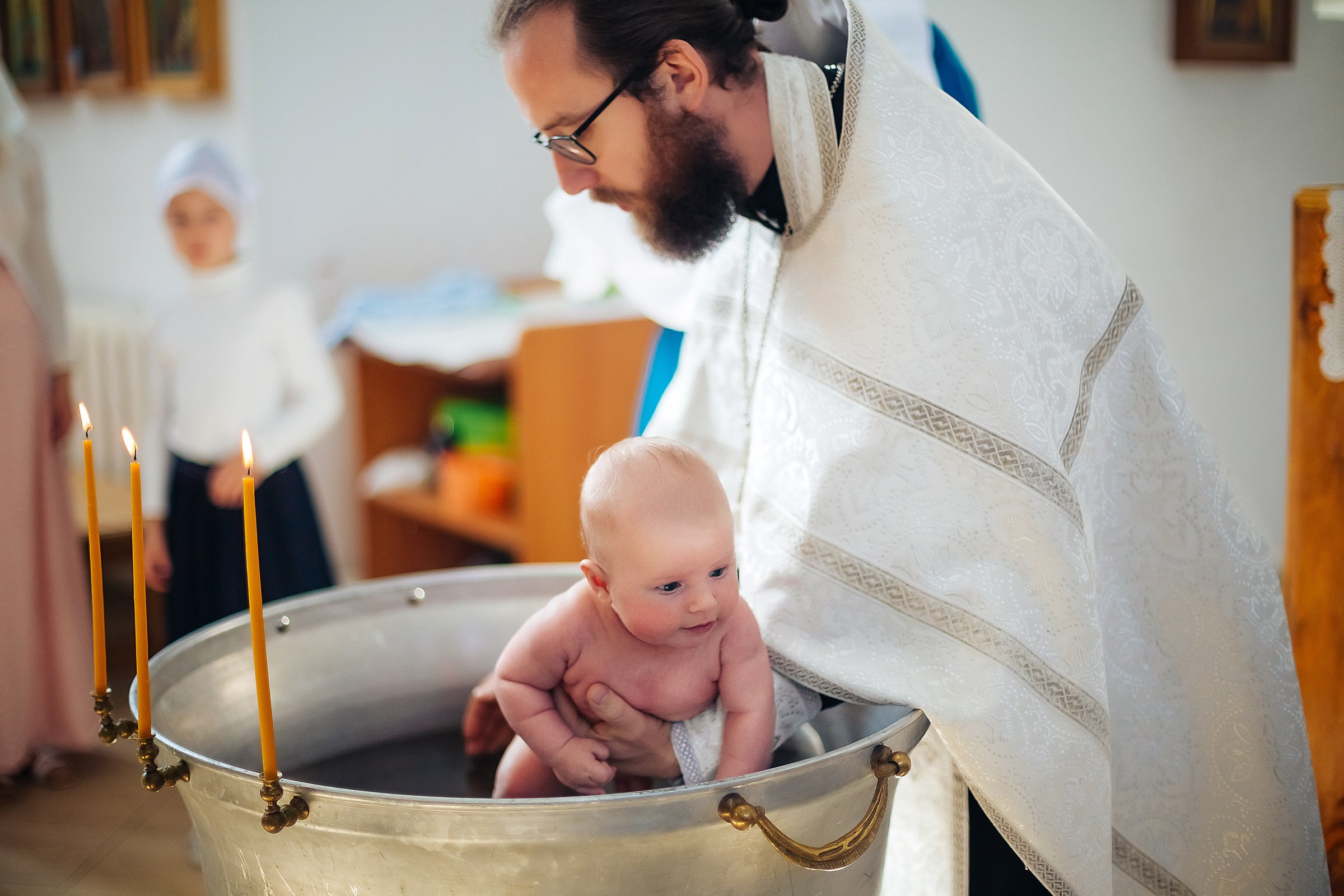 Крещение Семеона. Семейный и свадебный фотограф в Москве Леванова Александра