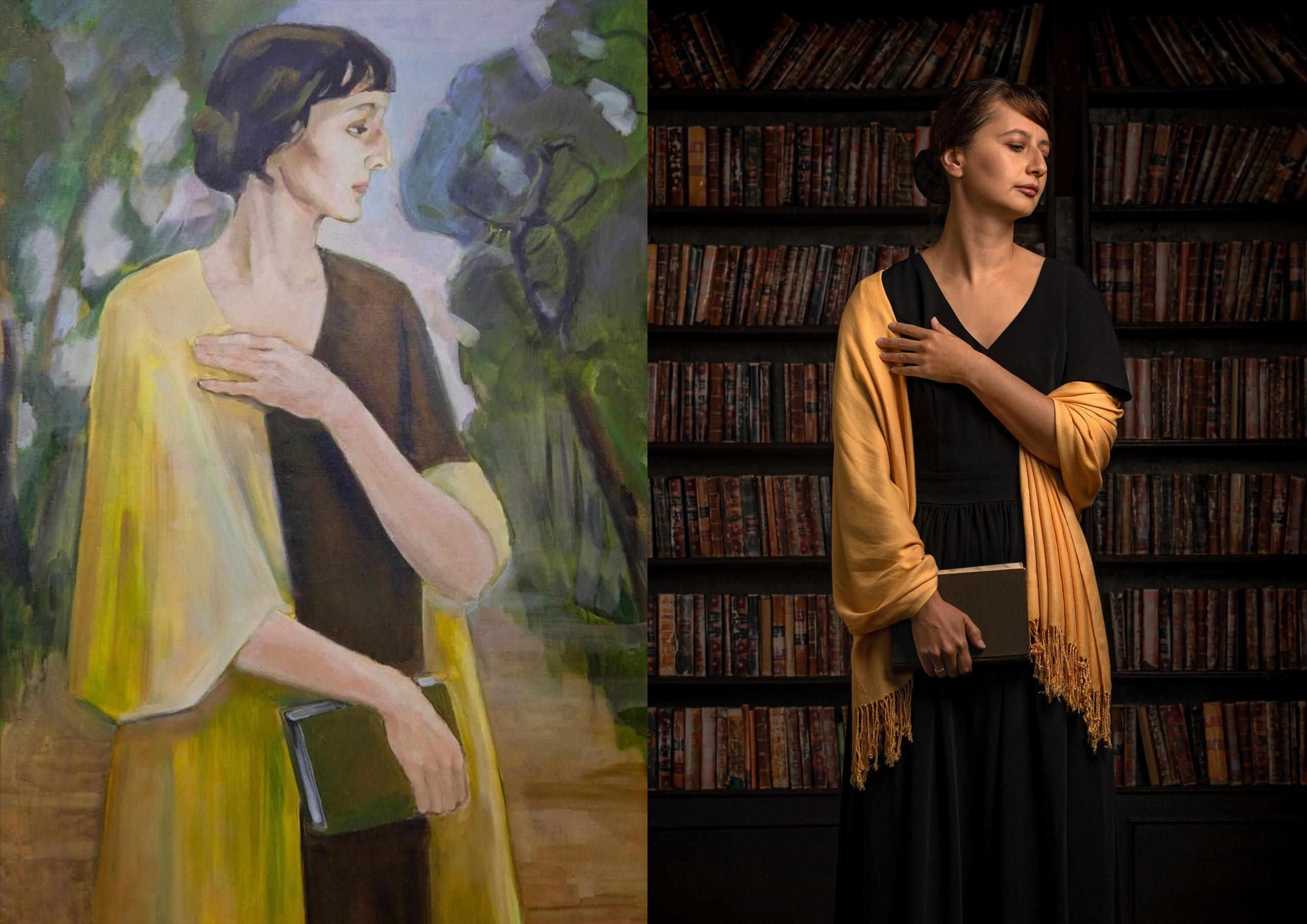 В образе Анны Ахматовой. Портретный фотограф в Москве Юлия Красовская