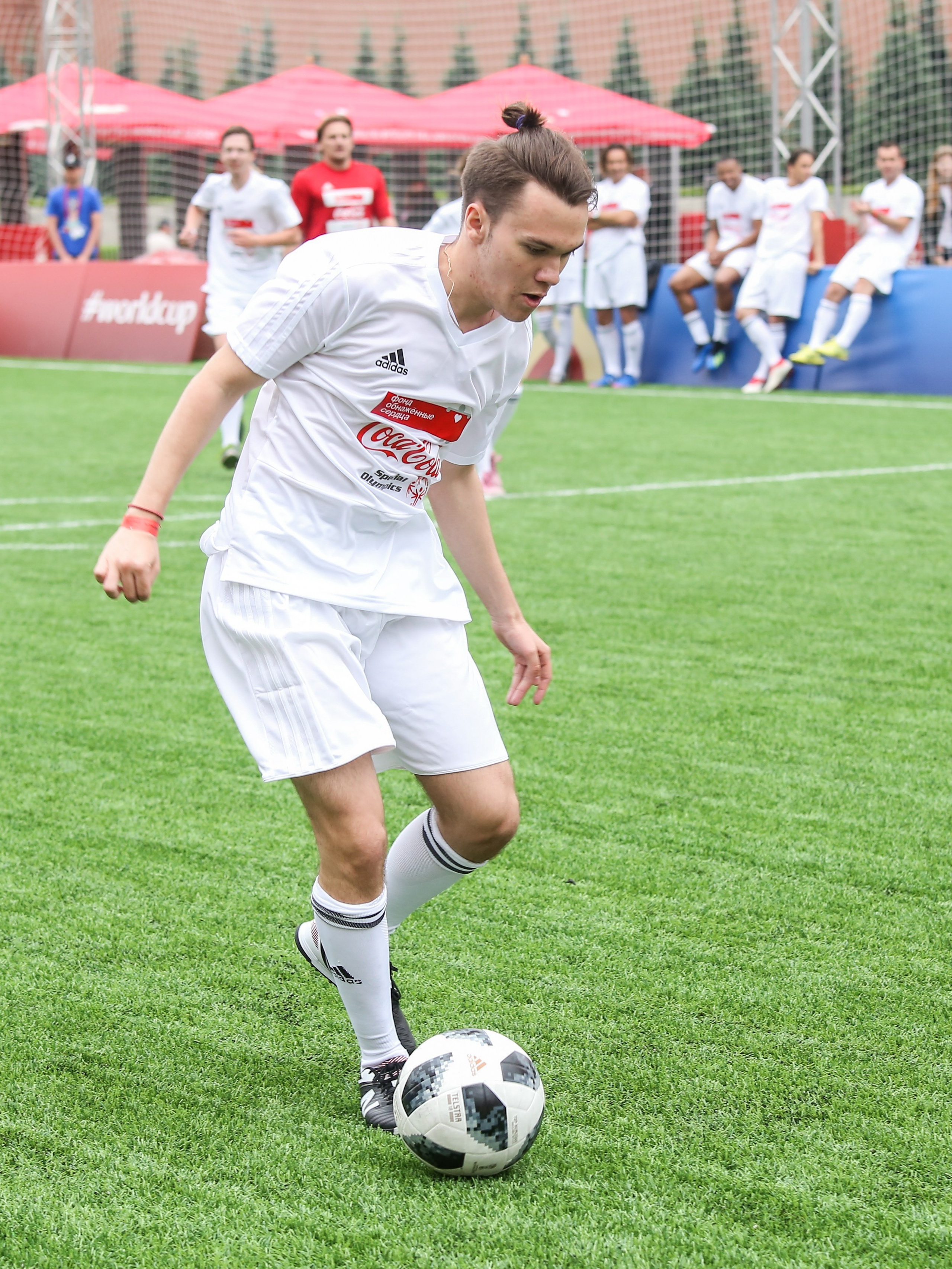 Звёздный футбольный матч. Фотограф и видеограф в Москве Ирина Фомочкина