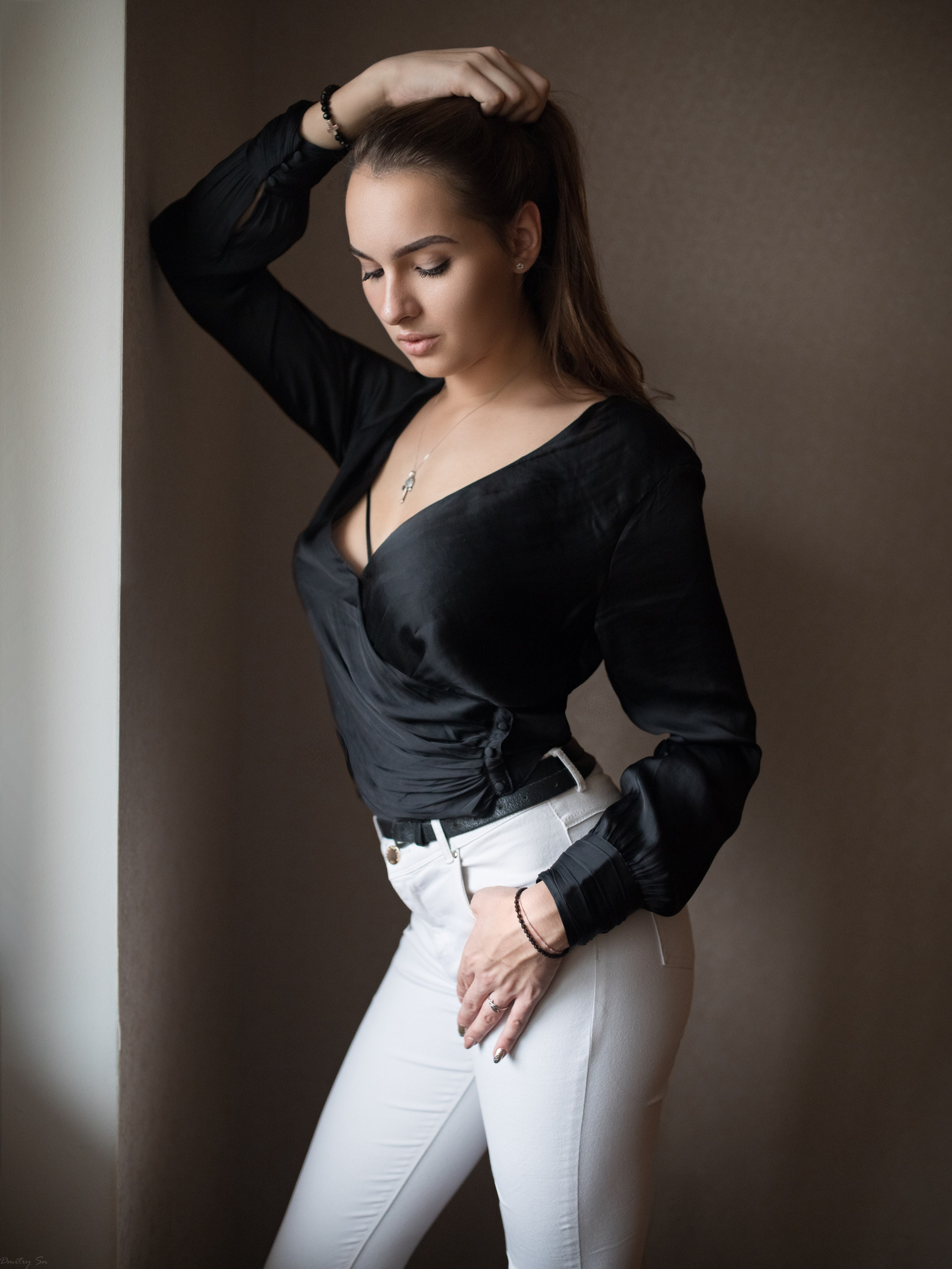 Портретная съемка у окна с Натальей для «себя»