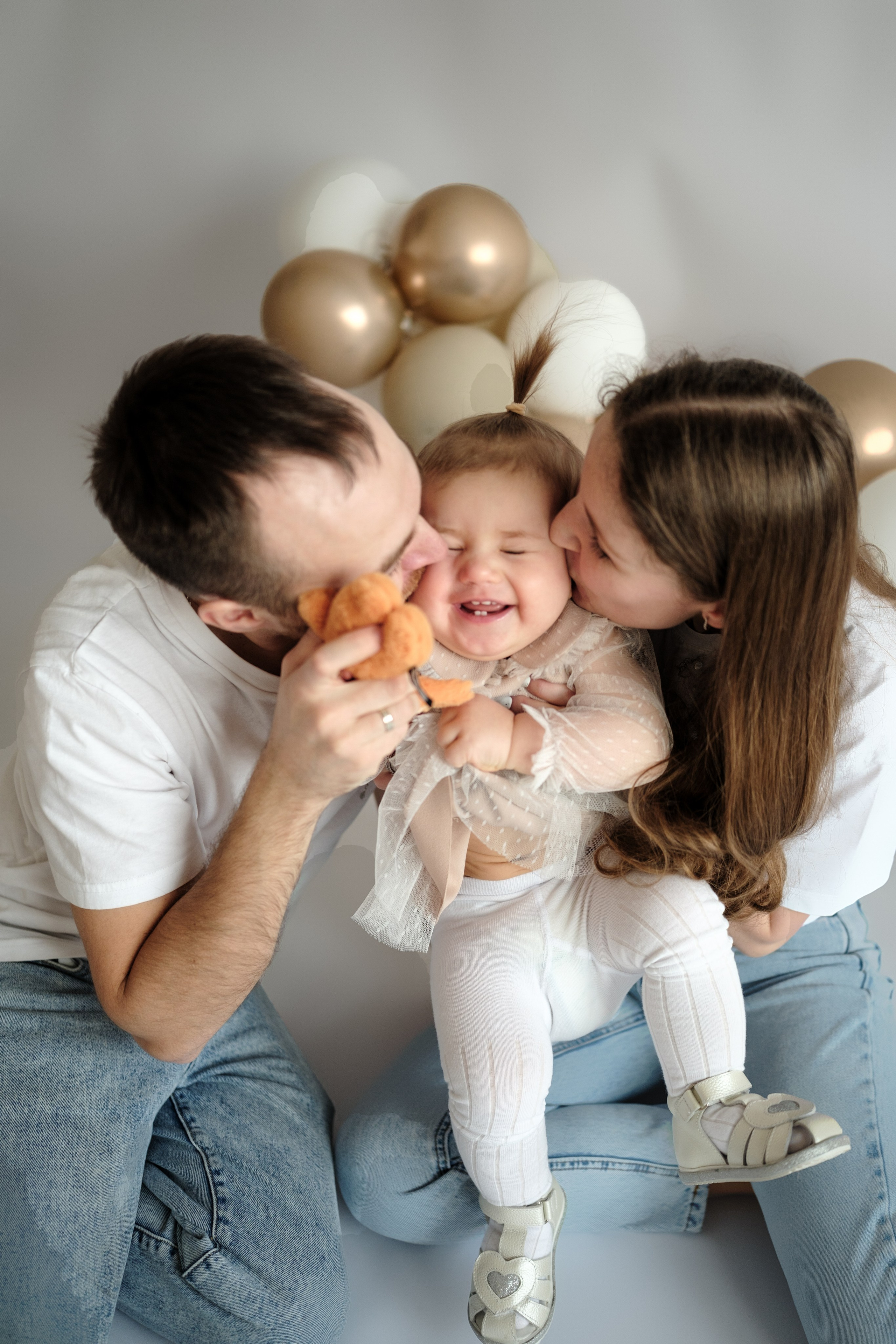 Годики. Семейный детский ньюборн фотограф в Москве Марта Петрова