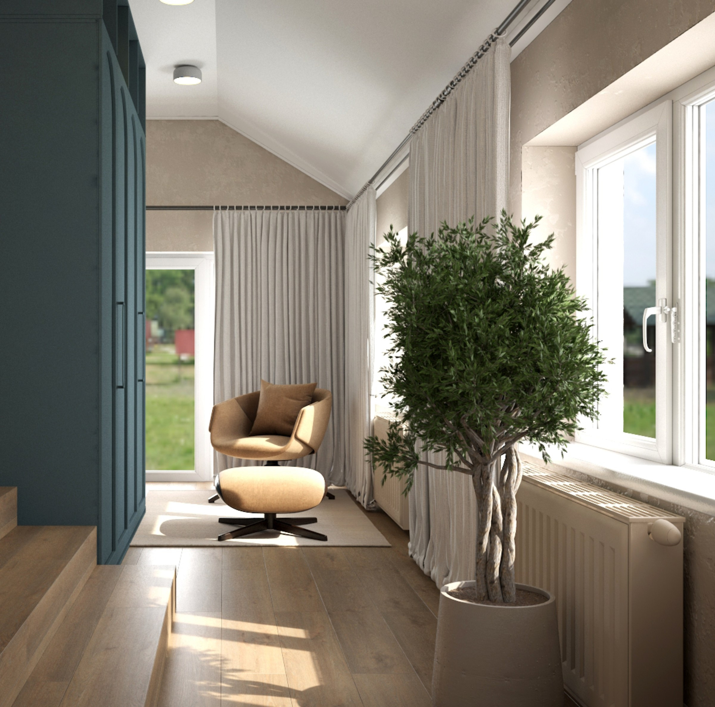 Интерьер загородного дома в стиле прованс. RASEN DESIGN. Архитектурные проекты зданий, интерьеров и благоустройства