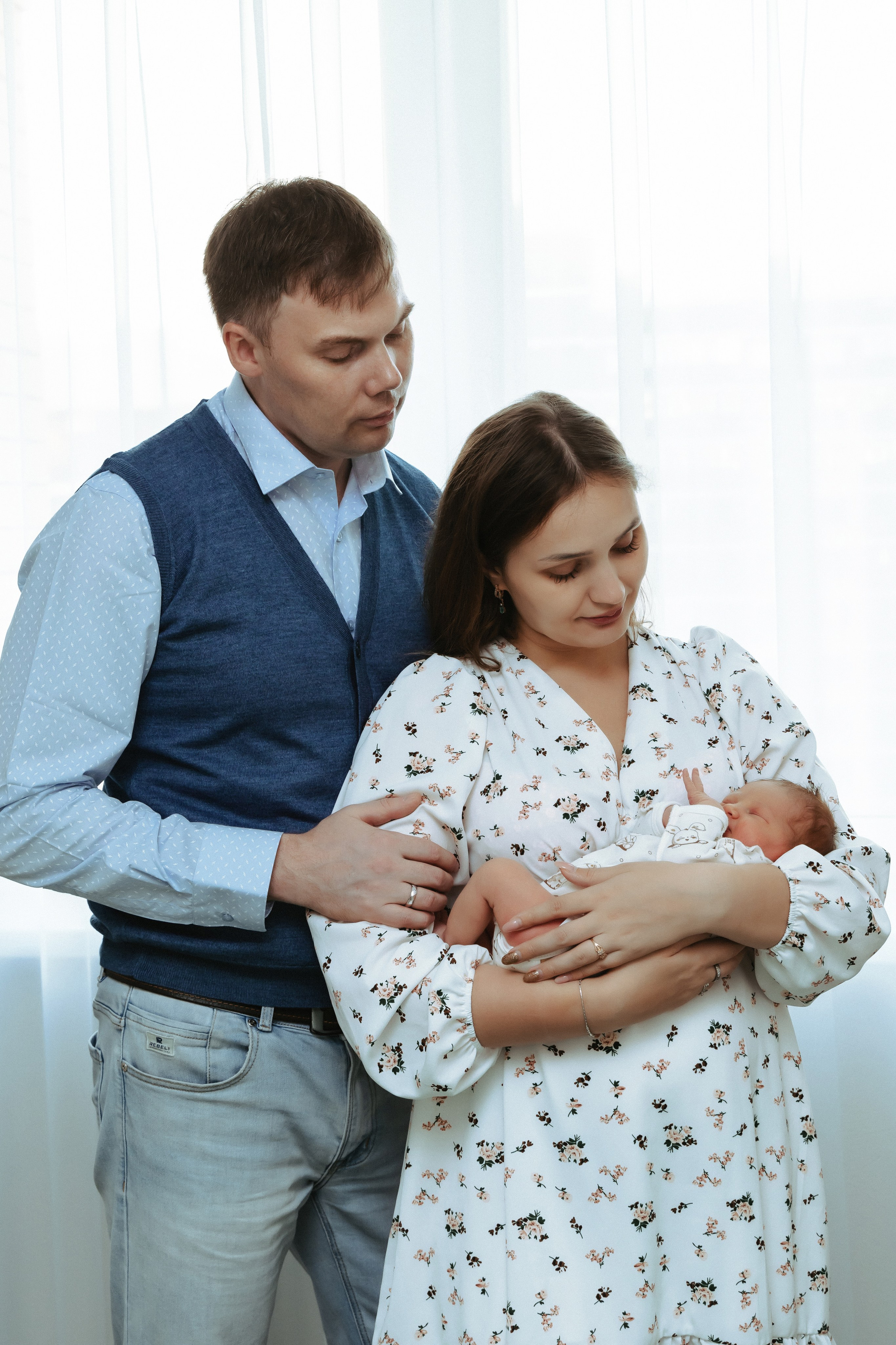 Выписка Мии + Нью Борн. Свадебный и семейный фотограф в Краснодаре Диана Смирнова