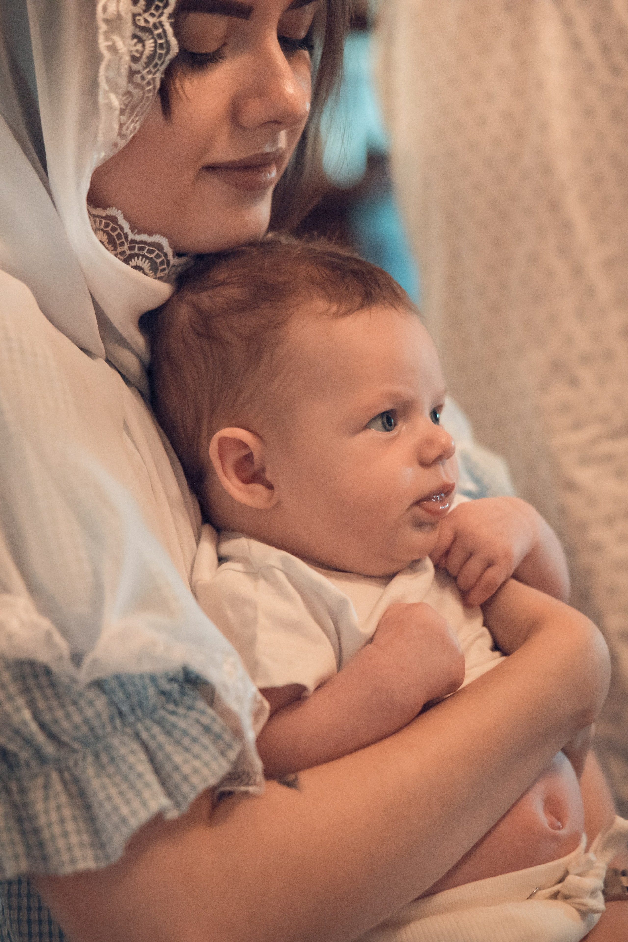 Таинство Крещения Матвея. Спасо-Преображенский храм (Спаса на Яру). Семейный фотограф в Рязани и Рязанской области