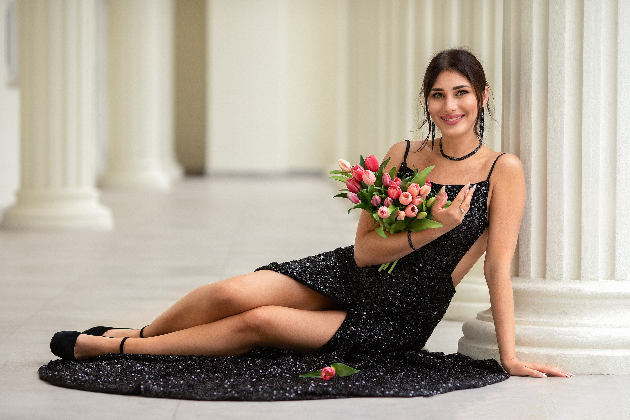 Фотопроект «Шикарный черный». Женский и портретный фотограф Мила Прошина. Краснодаар