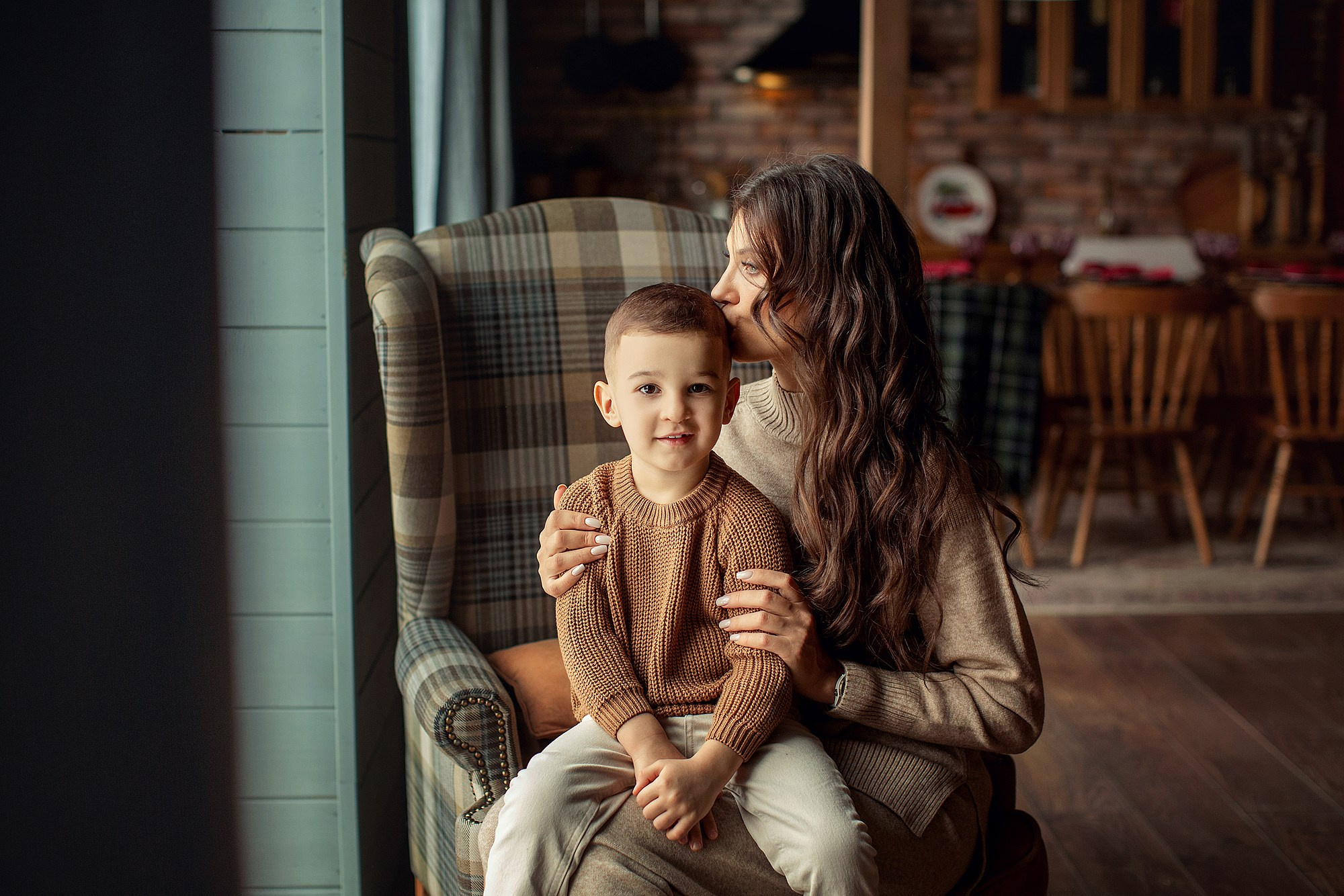 Студийная съемка мамы с сыновьями. Tatyana Nadezhdina Family photographer