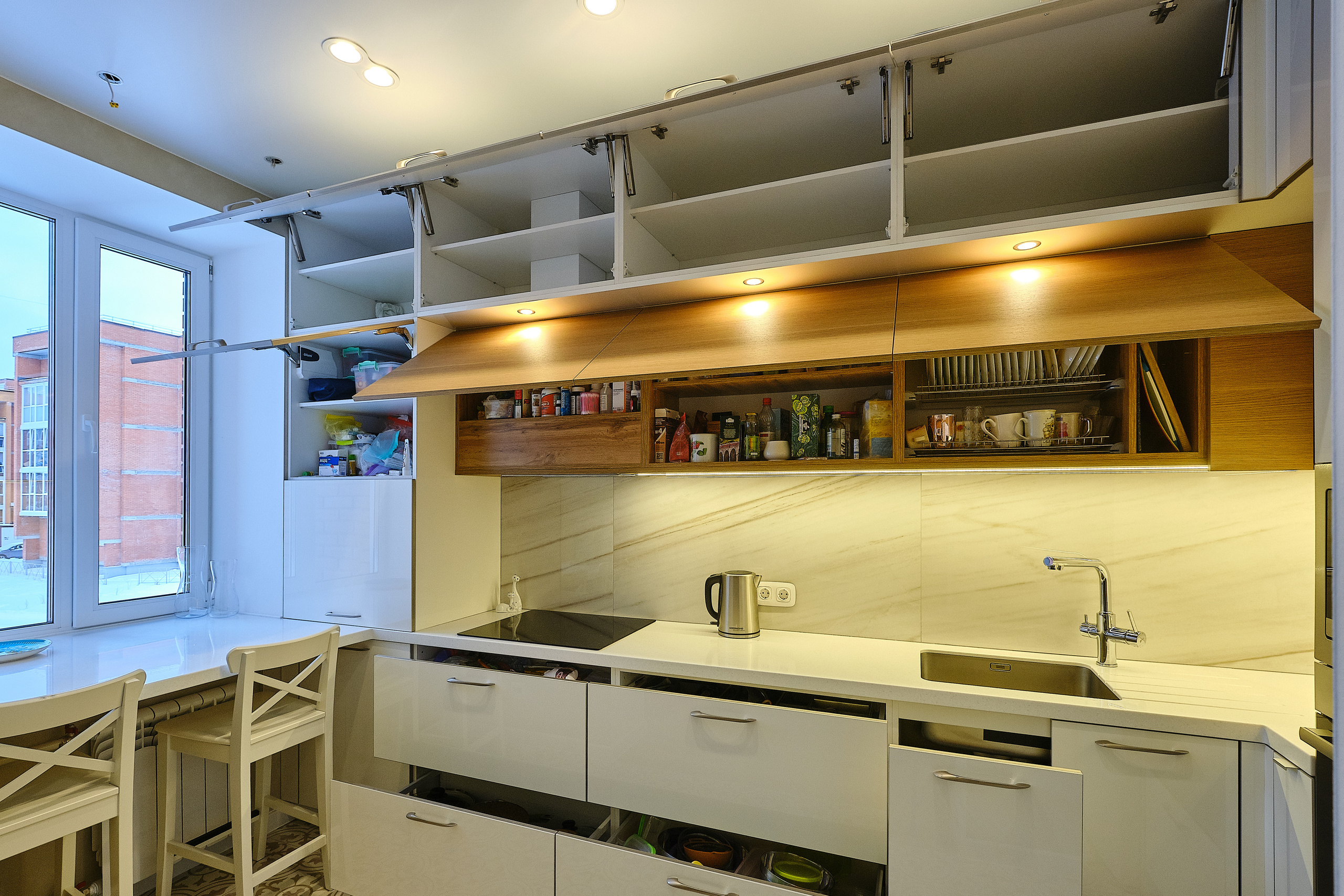 Кухня на заказ г. Томск в Северном Парке| Мебель Кухни Шкафы заказать. ГУДРУМ — Мебель на заказ в Томске | Кухни | Шкафы | Стулья и Столы