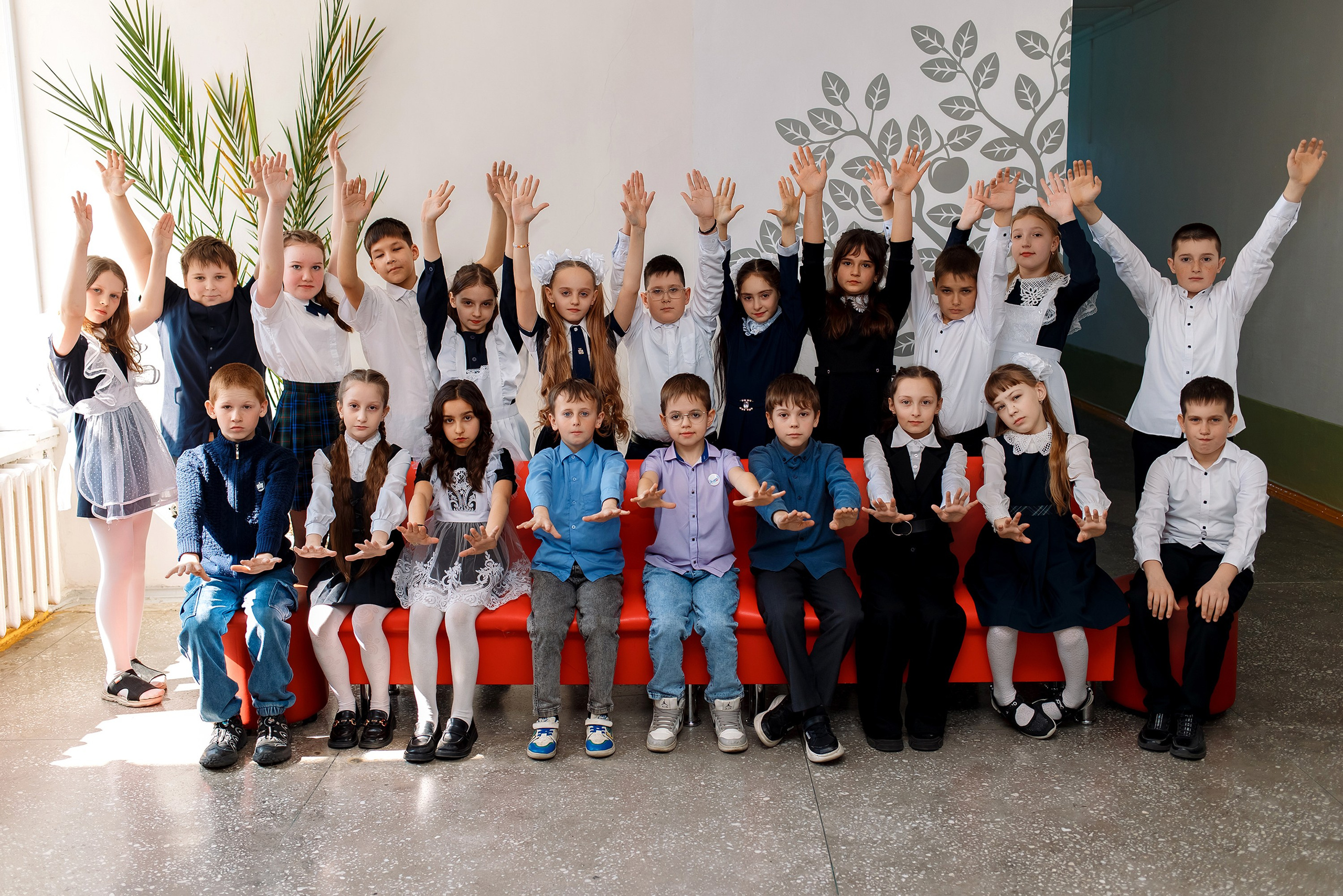 4 класс с. Барабаш. Фотограф Любовь Корниенко, Примоский край