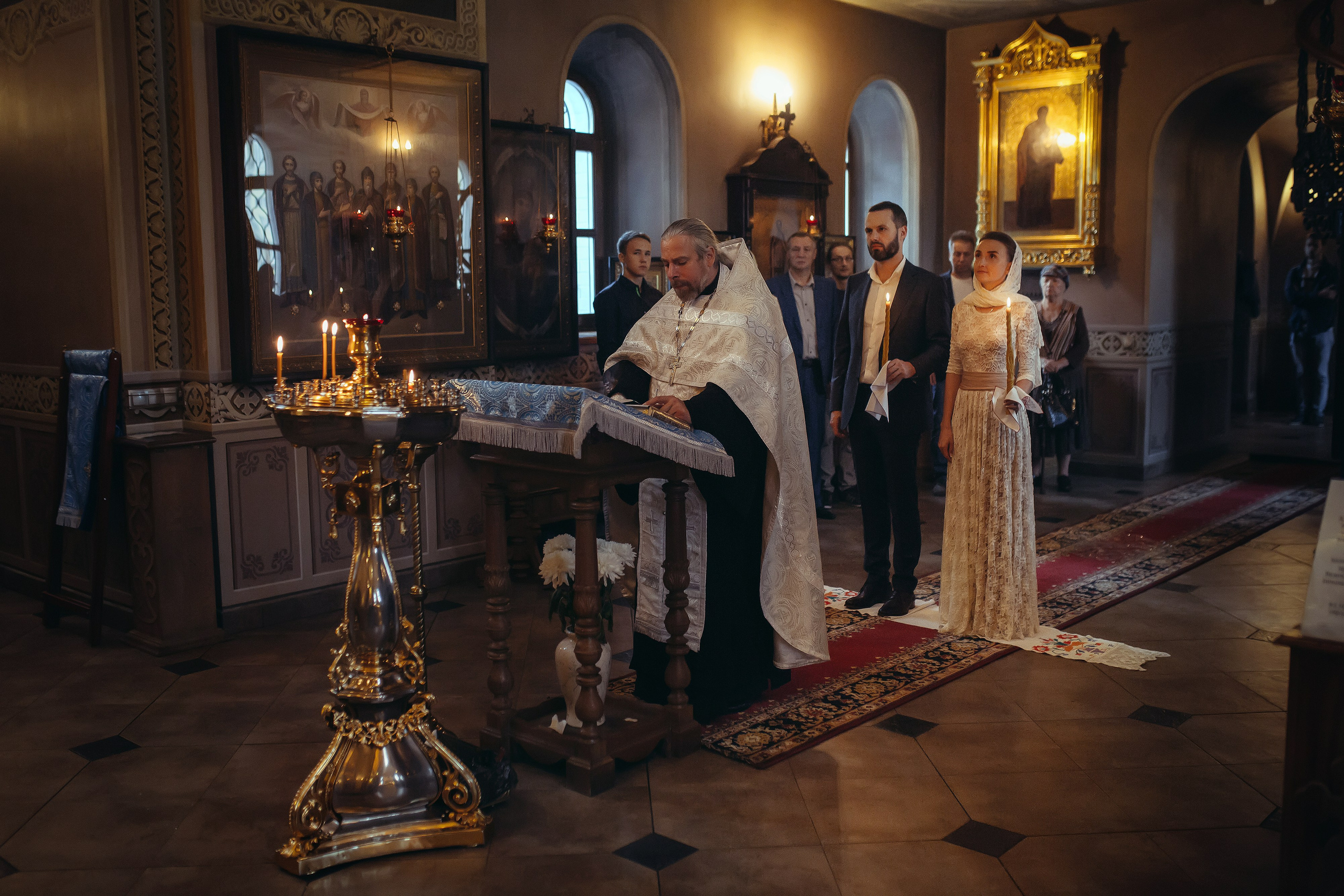 Венчание Виктора и Марии. Фотограф на Крещение, семейный фотограф в Москве