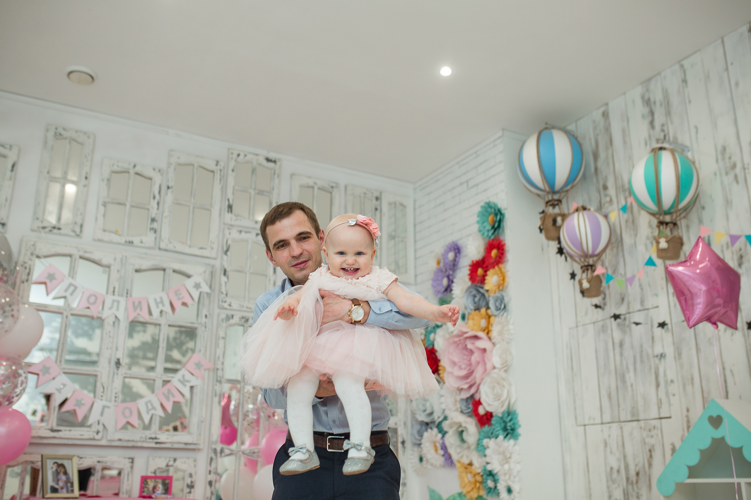 Годик Полине. Фотограф на Крещение, семейный фотограф в Москве