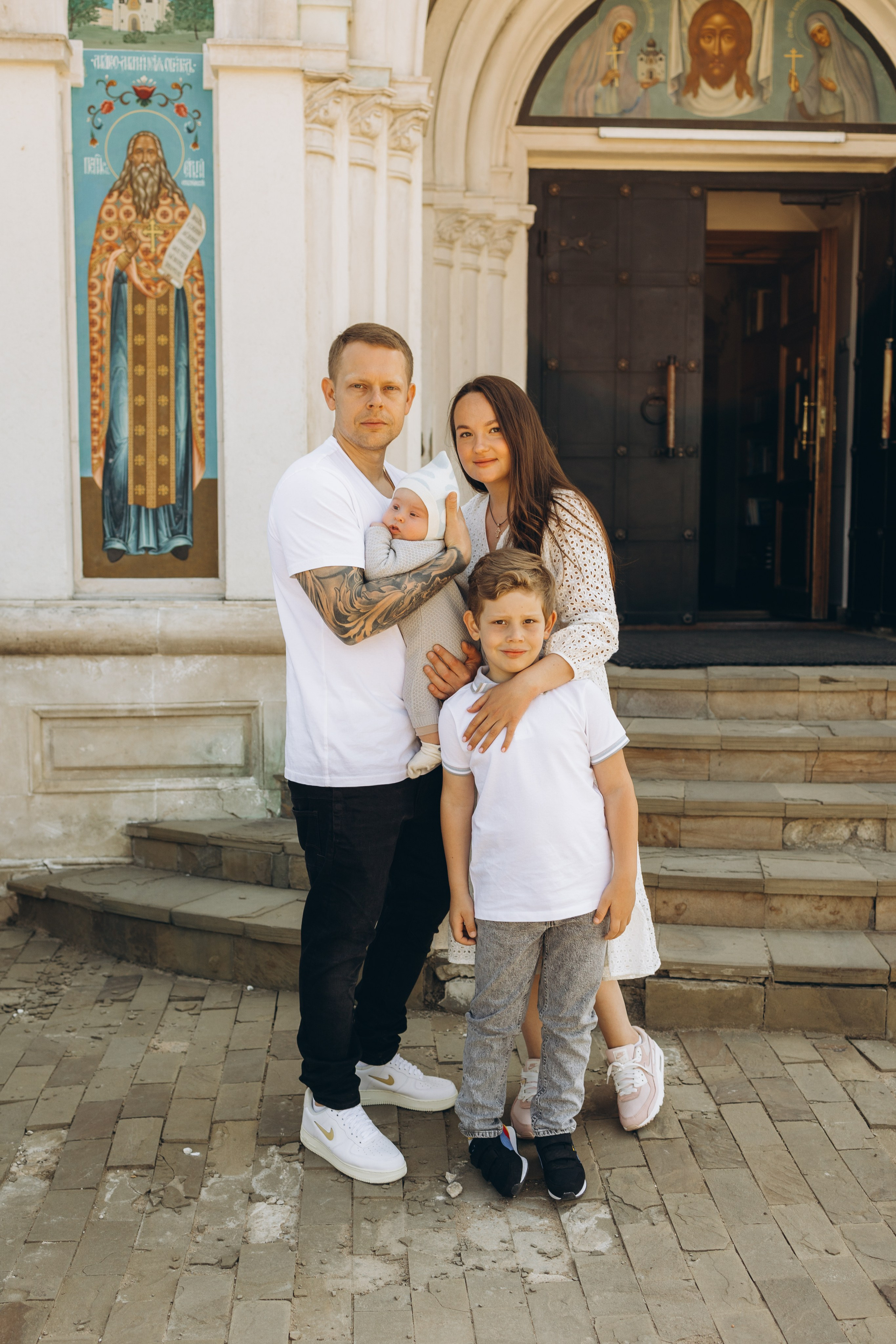 Крещение Егора. Семейный фотограф в Москве Виктория Ястребинская