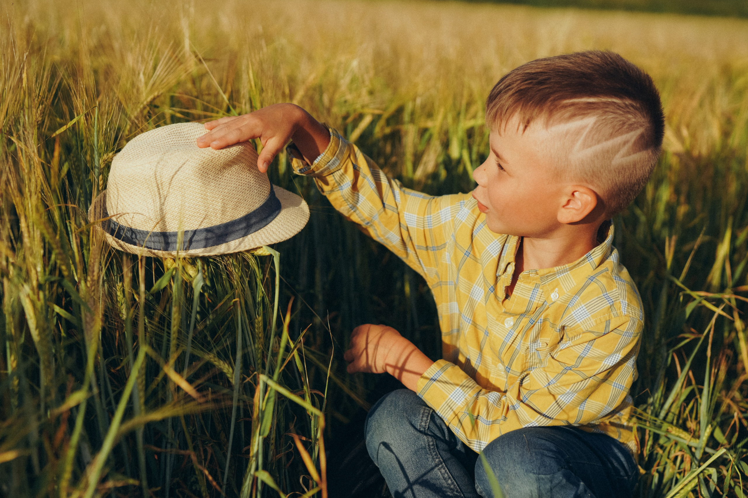 Пшеничное поле. Семейный и женский фотограф в Санкт-Петербурге Татьяна Стружкина