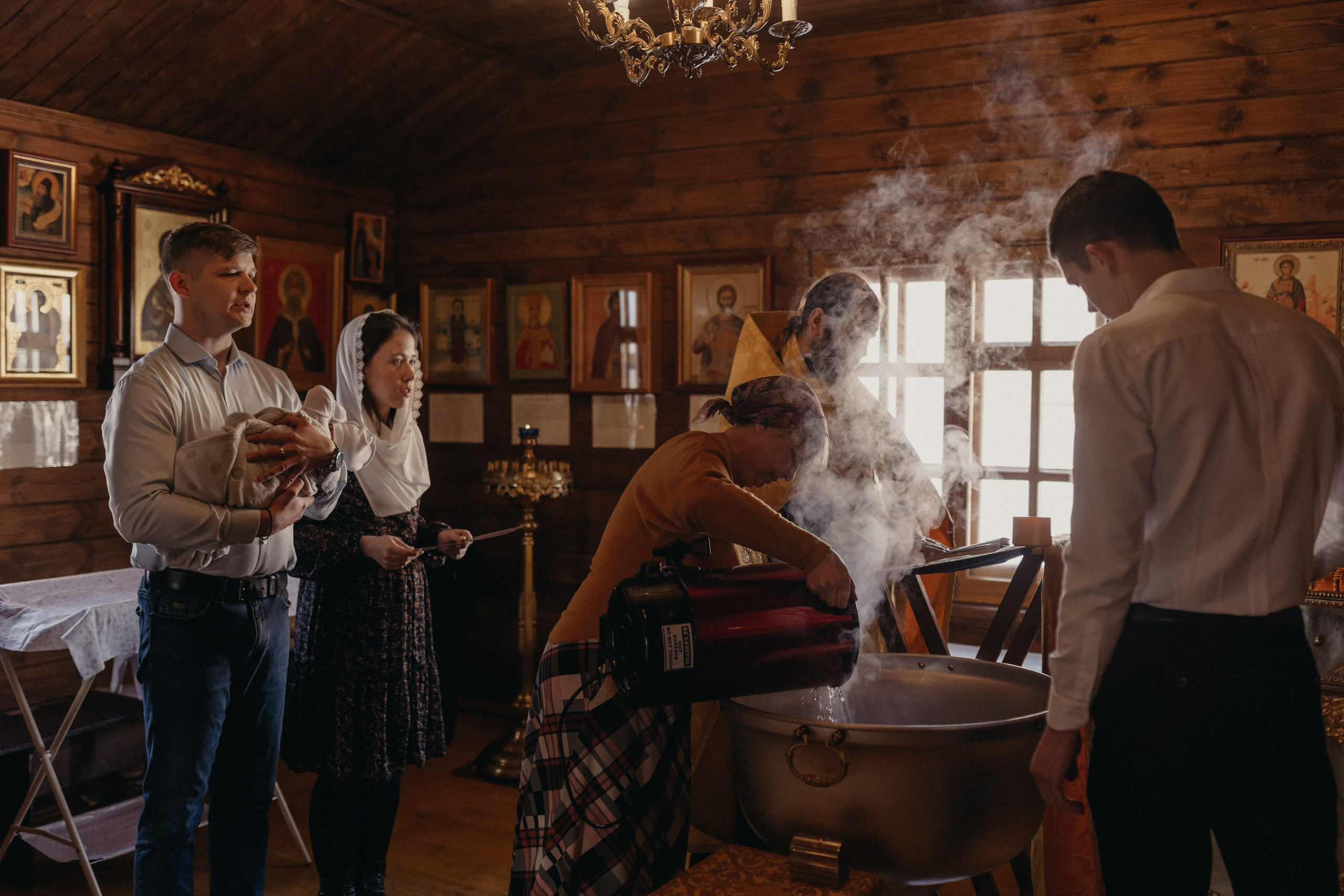 Крещение Александра. Семейный и контент фотограф в Москве и Троицке Горелова Лизавета