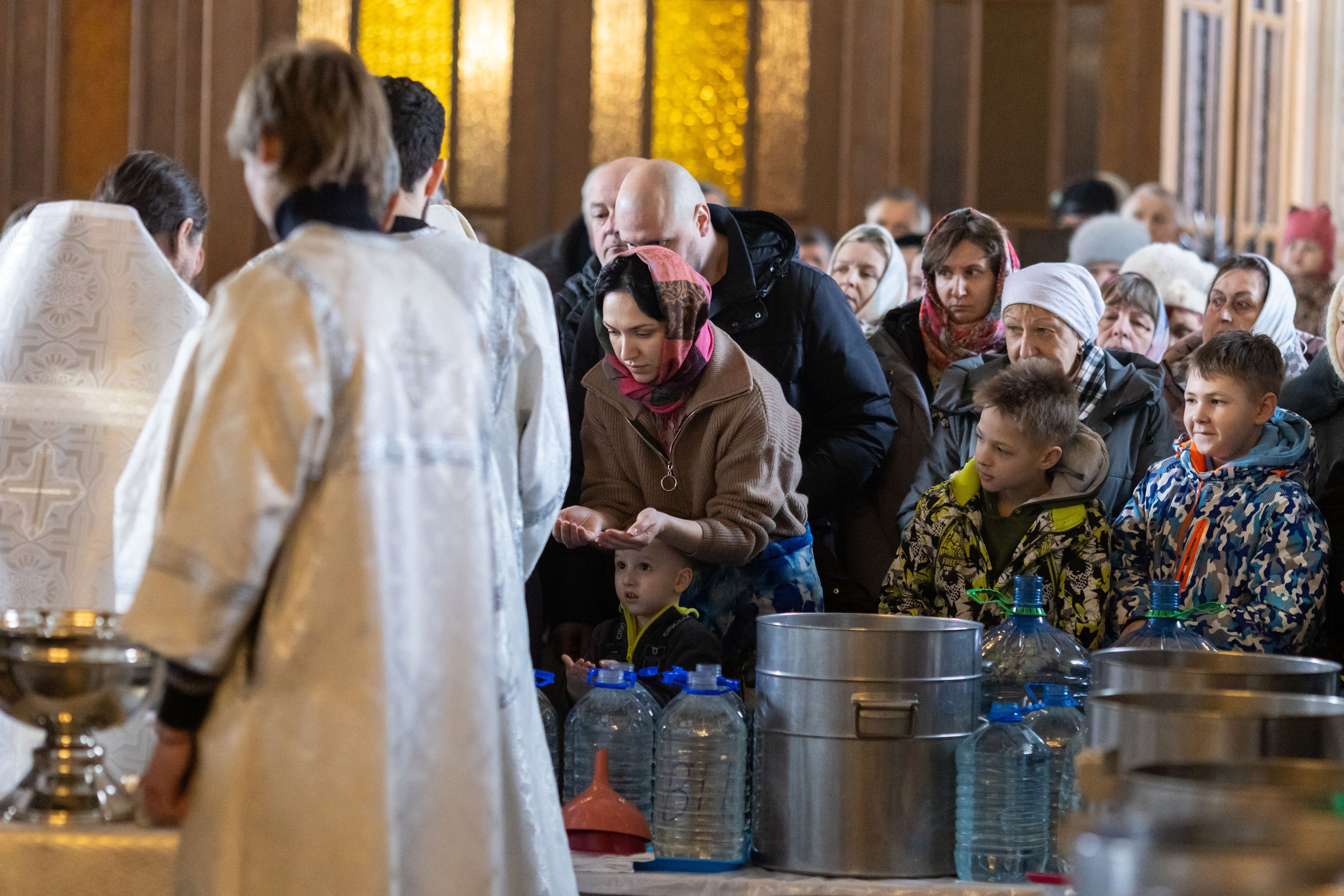 Крещение. Утренняя. Семейный и детский фотограф Анна Петракова