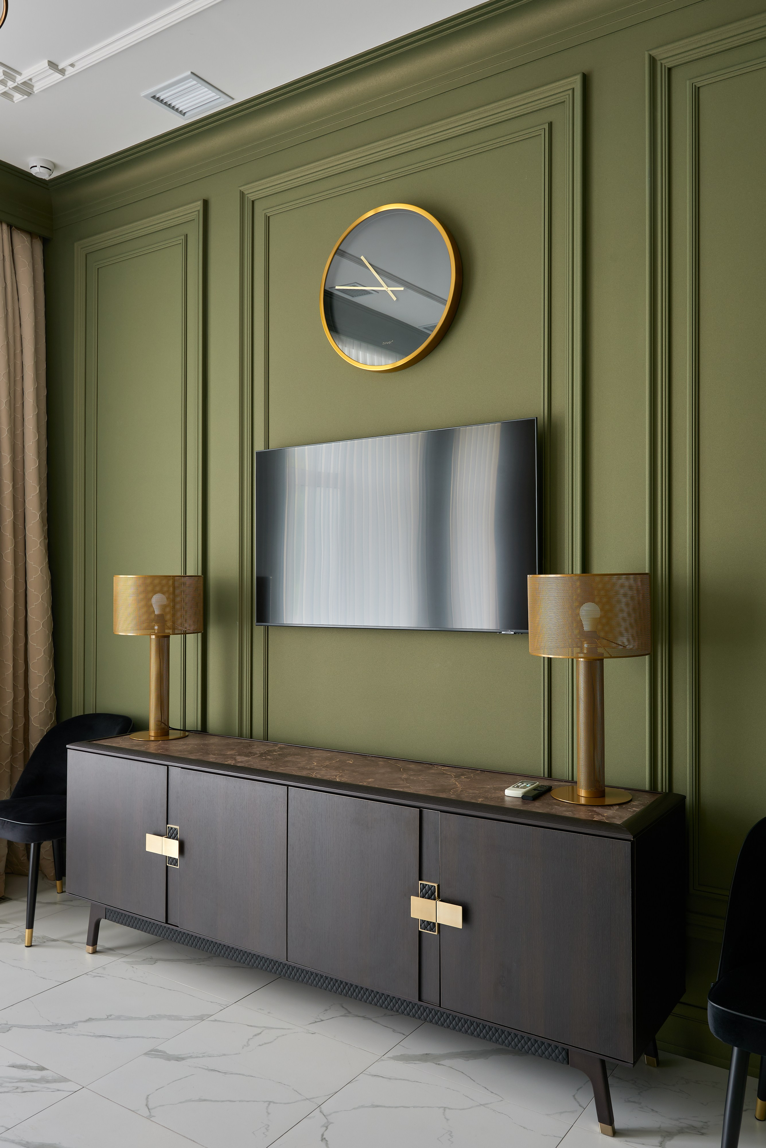 Зеленая комната, Магнитогорск. Абросимов Лев интерьерный и архитектурный фотограф