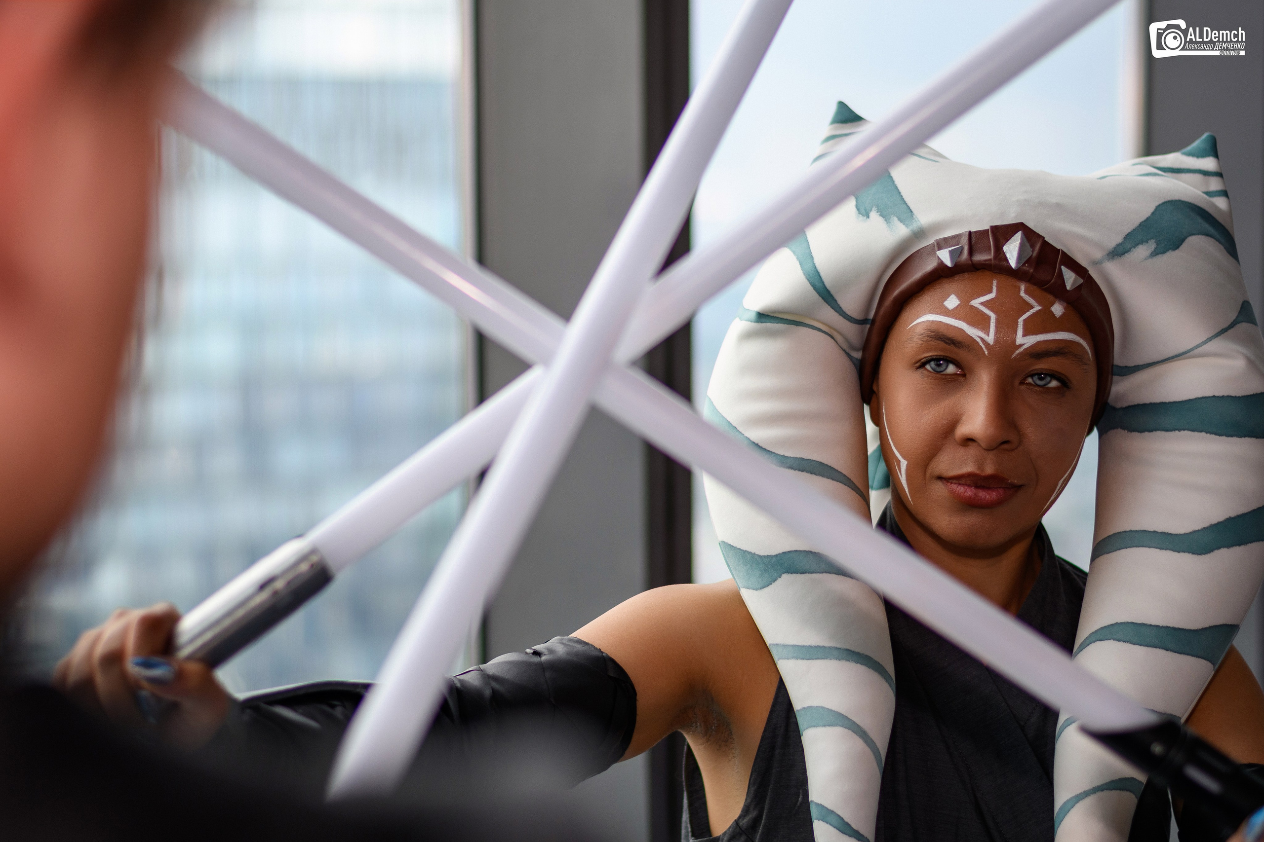 Асока Тано и Падме Амидала косплей фотосессия от фотографа в Москве. Персонажи из Звёздных войны (Star wars)