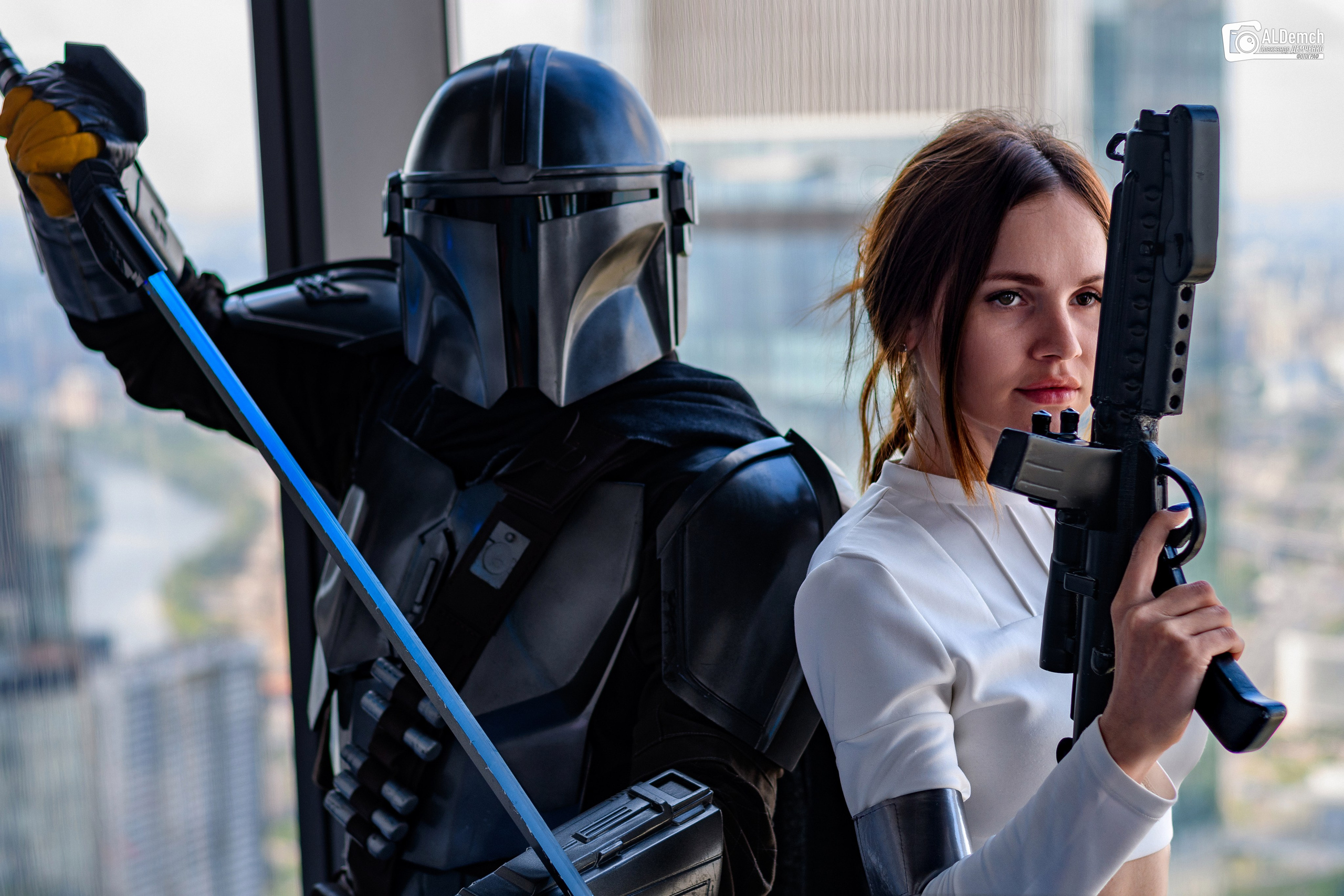 Асока Тано и Падме Амидала косплей фотосессия от фотографа в Москве. Персонажи из Звёздных войны (Star wars)