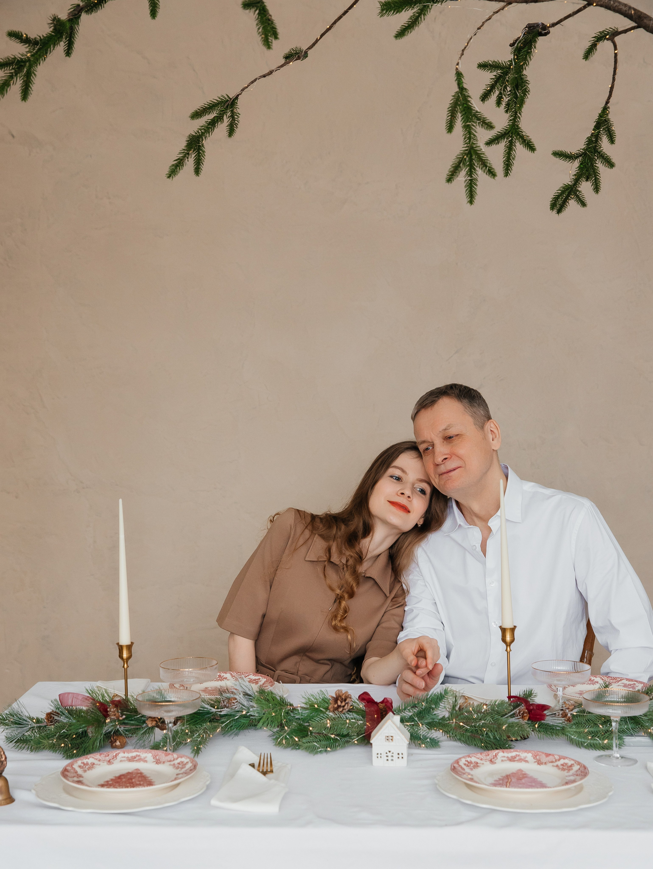 Новогодняя (мама, папа, сын и дедушка). Фотограф текстиля в Москве Ольга Иванова