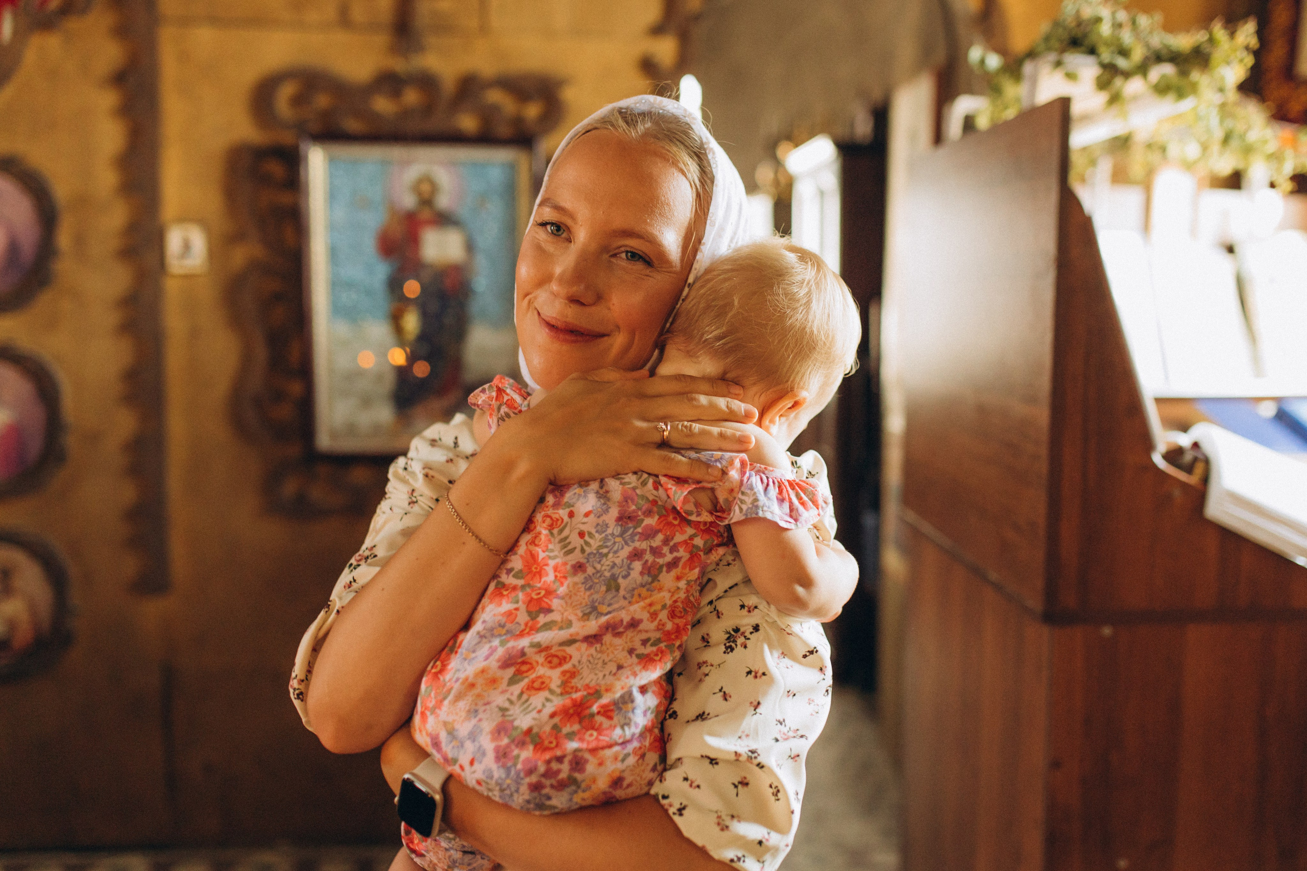 Крещение Марии. Семейный фотограф в Обнинске