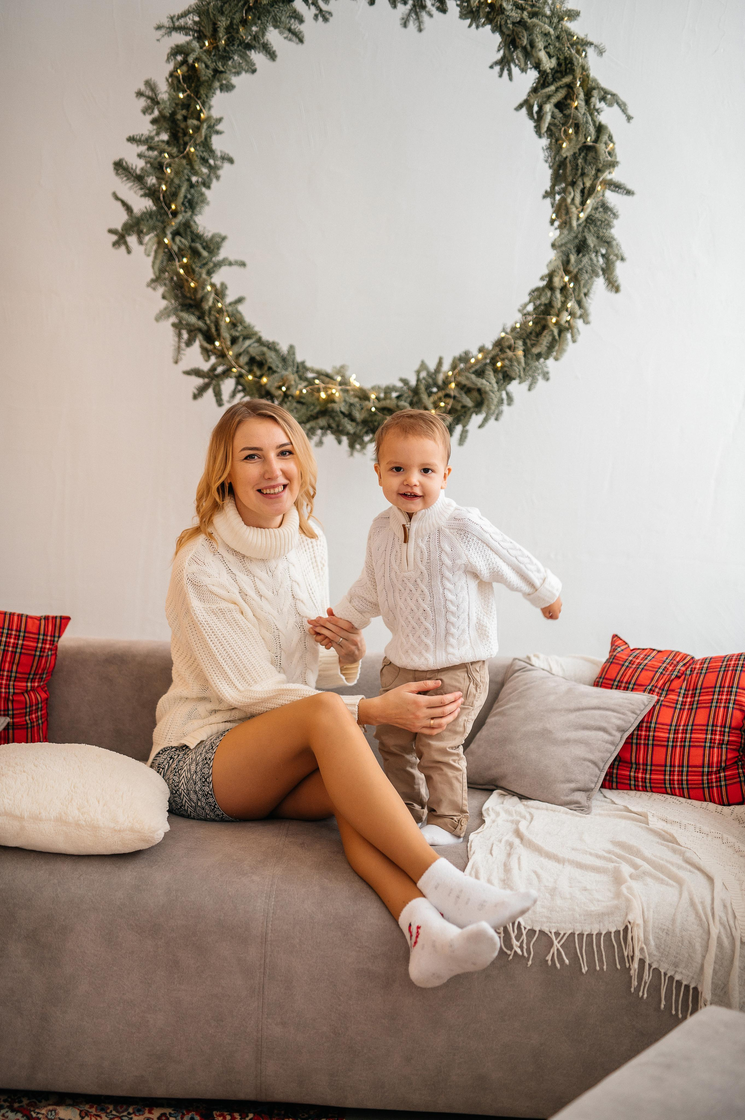 Новогодняя семейная фотосессия. Катя Курлович — семейный фотограф в Бобруйске и Минске