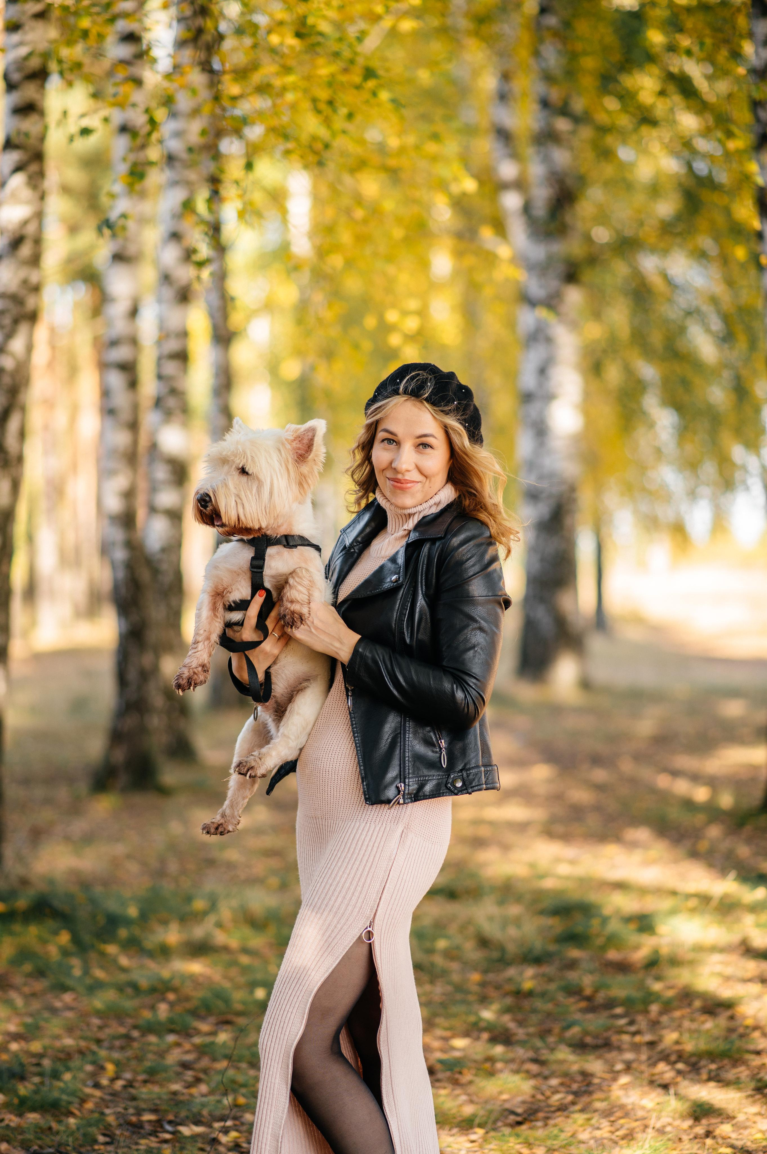 Татьяна и её питомец. Катя Курлович — семейный фотограф в Бобруйске и Минске