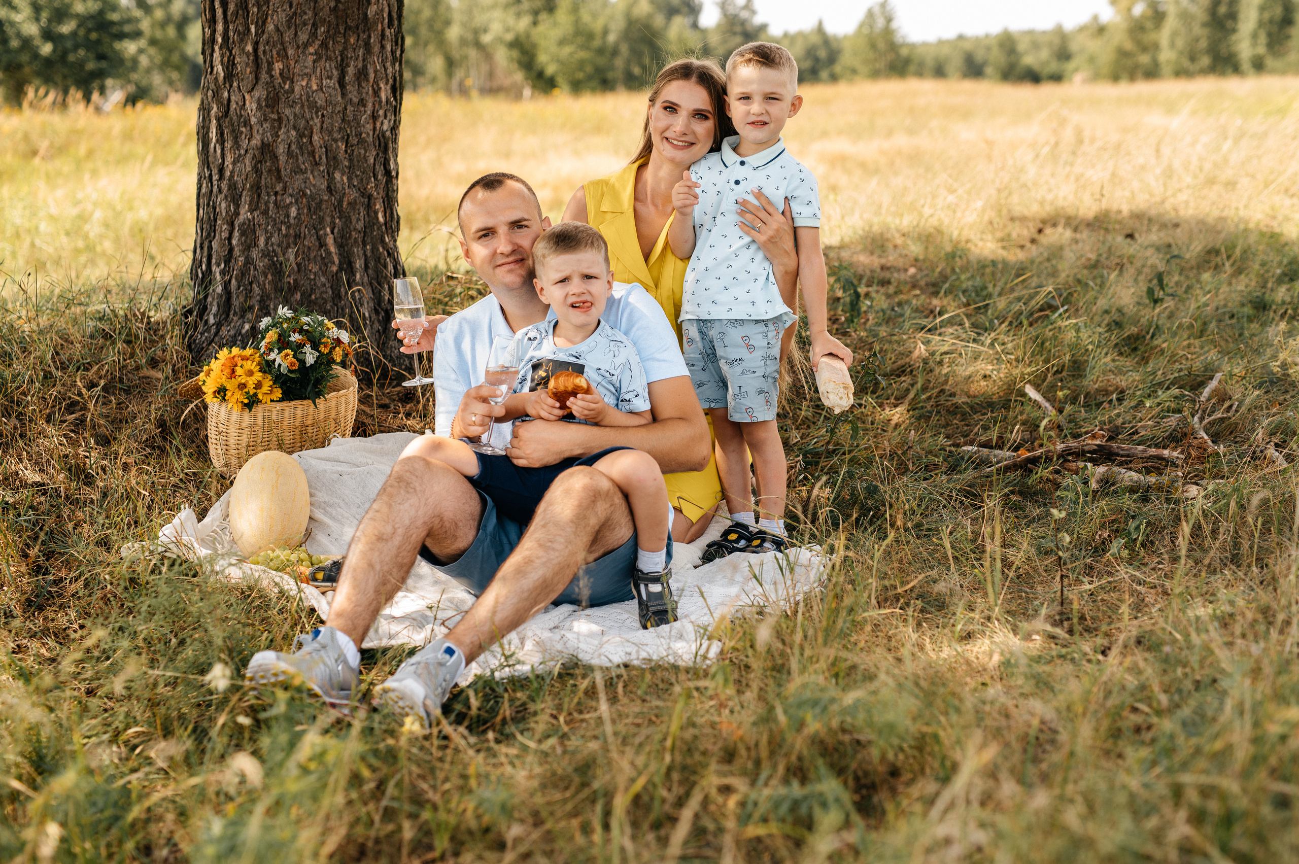 Семейный пикник. Катя Курлович — семейный фотограф в Бобруйске и Минске