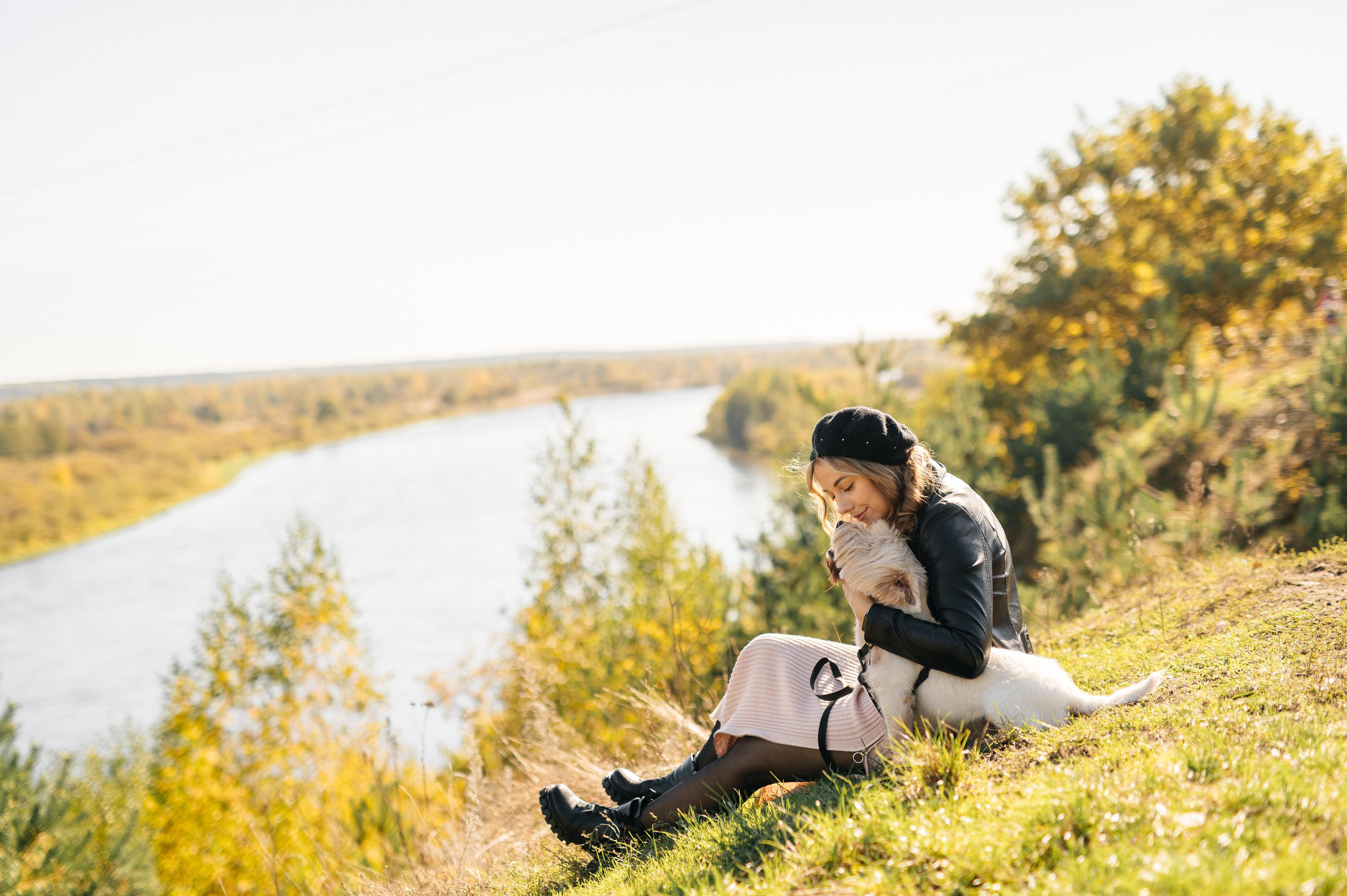 Татьяна и её питомец. Катя Курлович — семейный фотограф в Бобруйске и Минске