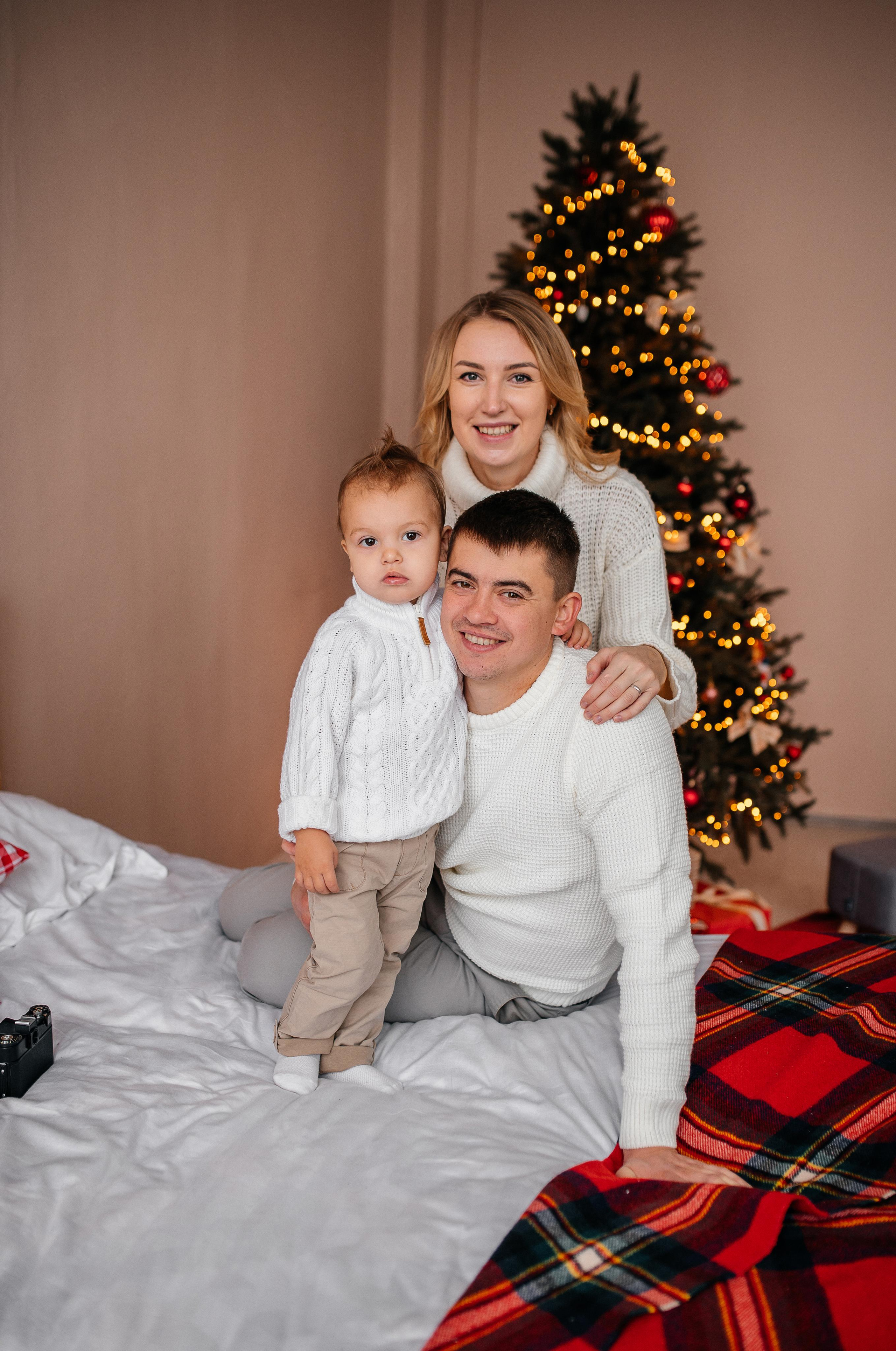 Новогодняя семейная фотосессия. Катя Курлович — семейный фотограф в Бобруйске и Минске