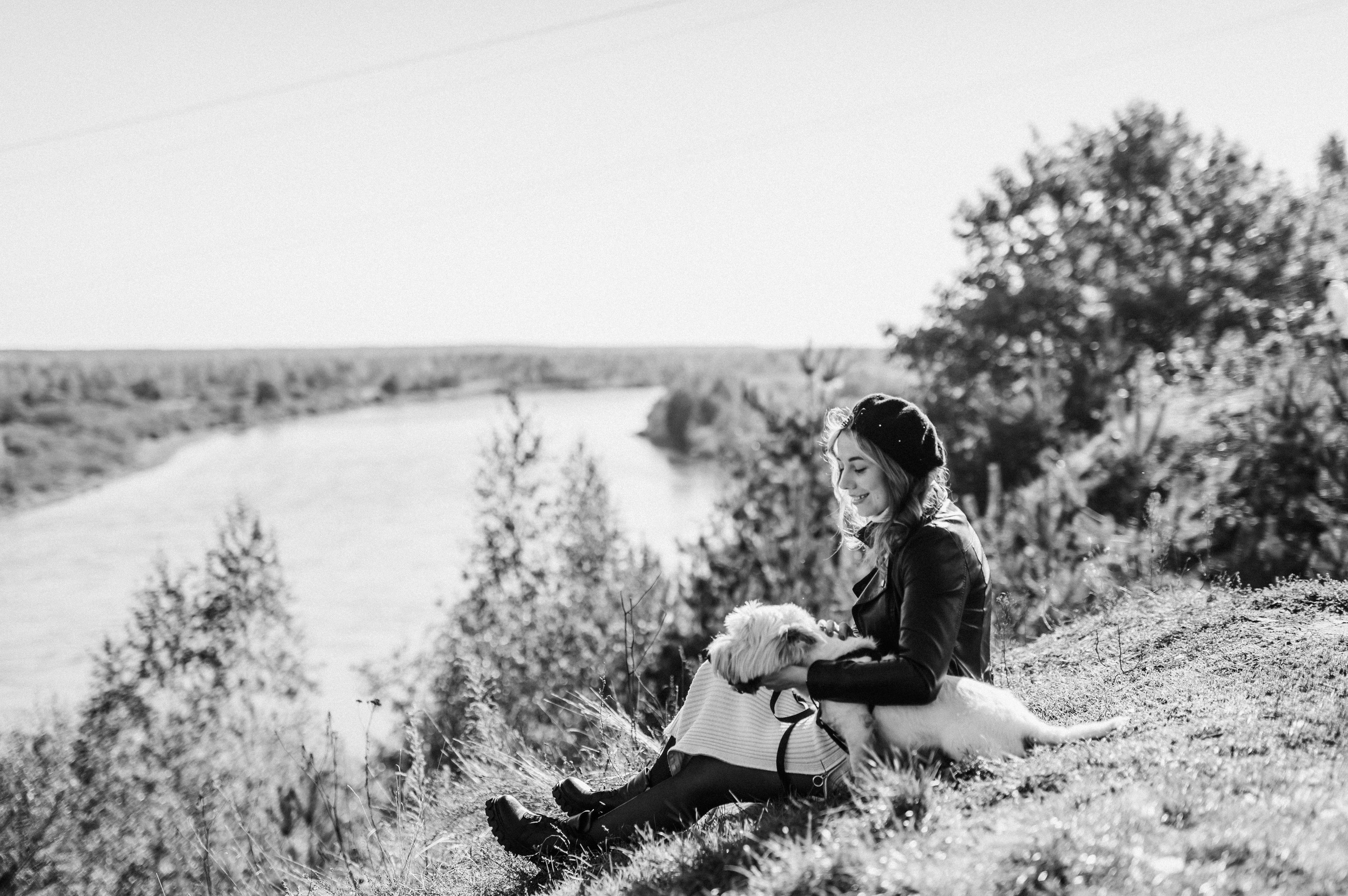 Татьяна и её питомец. Катя Курлович — семейный фотограф в Бобруйске и Минске
