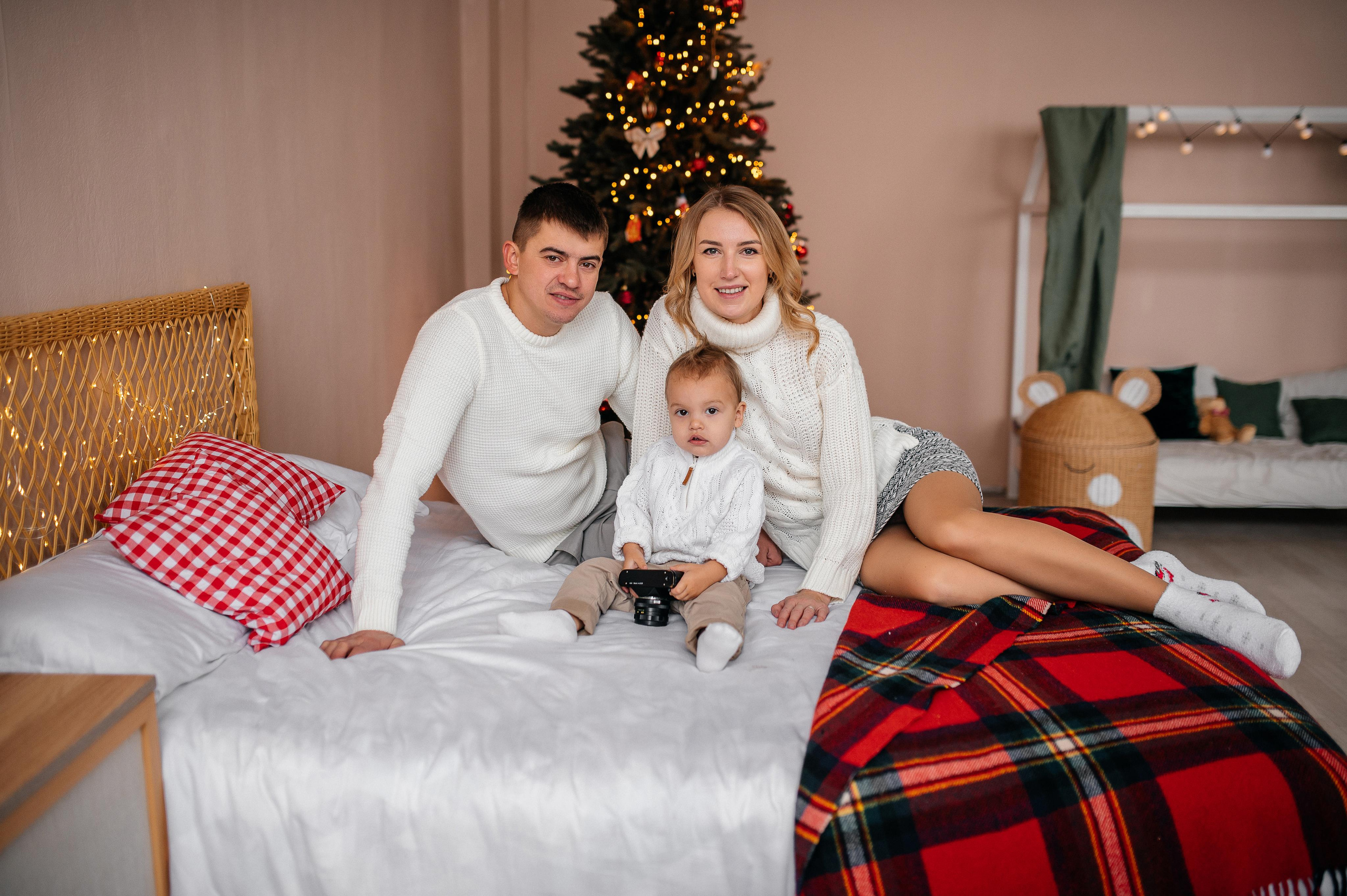 Новогодняя семейная фотосессия. Катя Курлович — семейный фотограф в Бобруйске и Минске