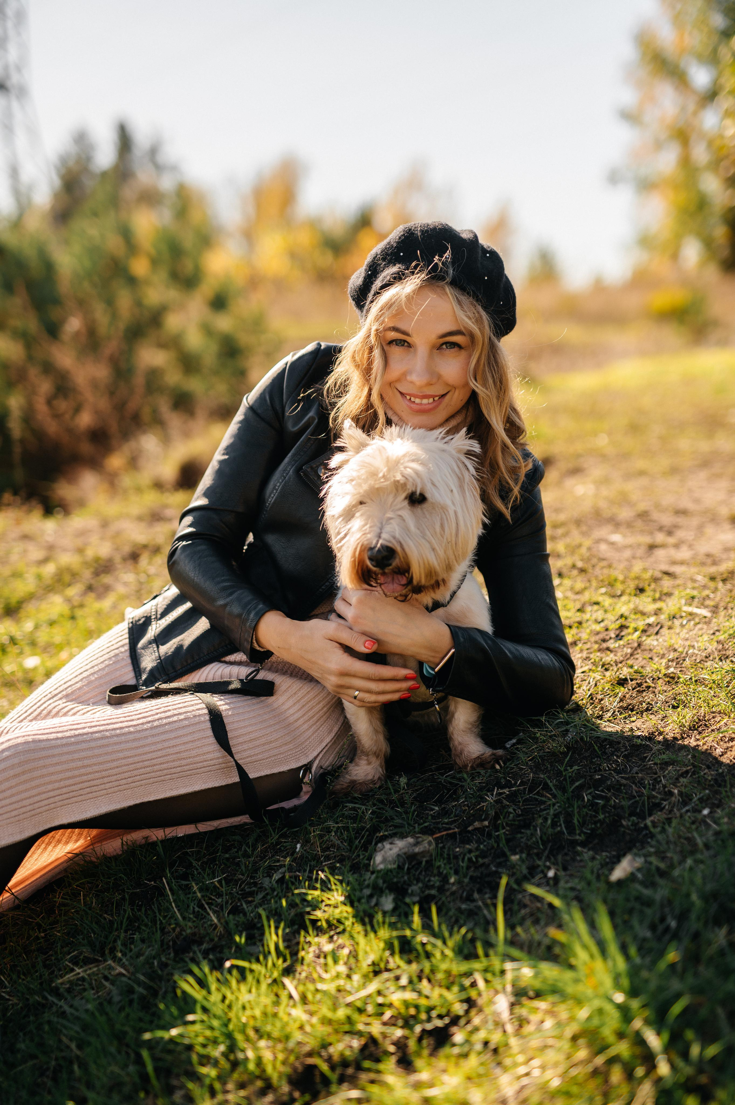Татьяна и её питомец. Катя Курлович — семейный фотограф в Бобруйске и Минске
