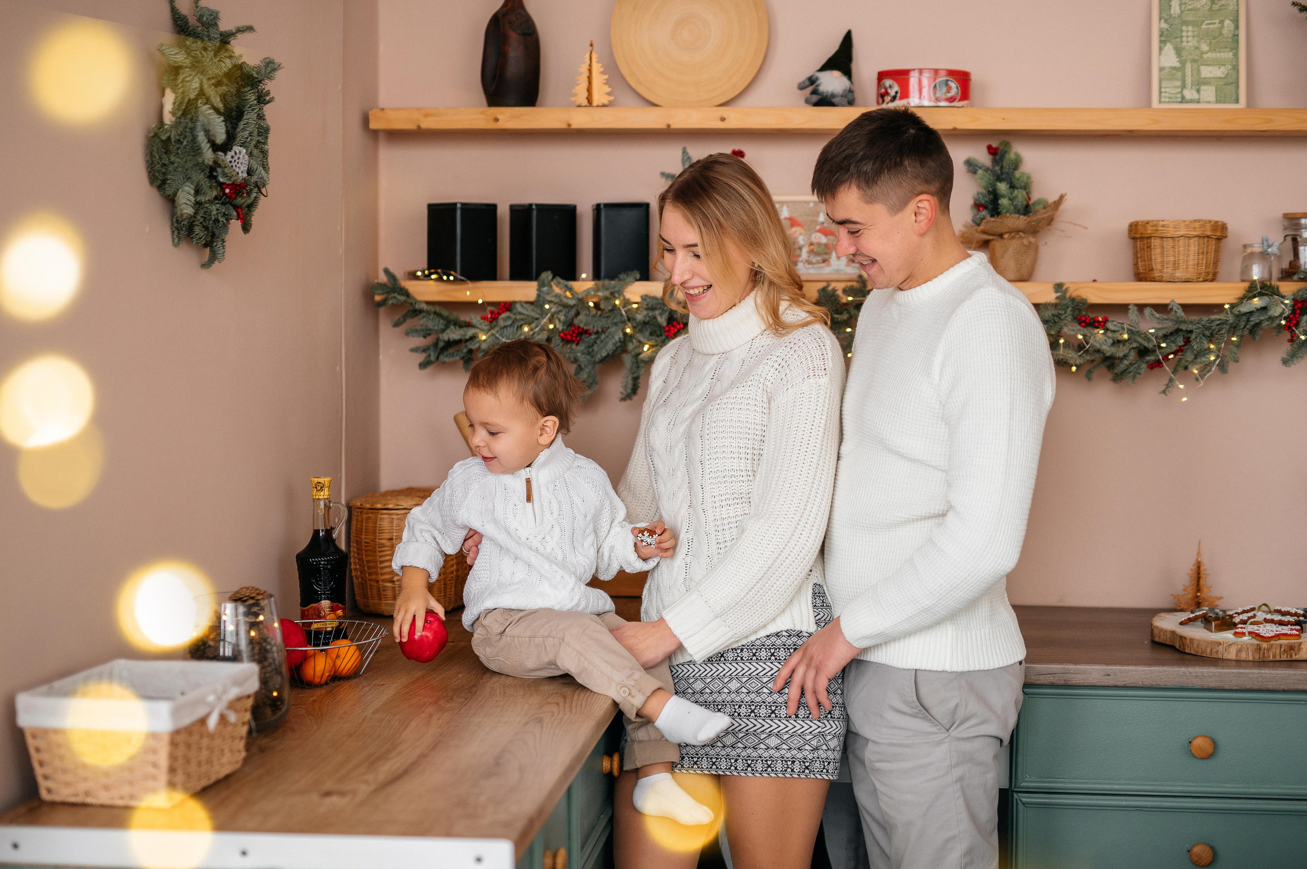 Новогодняя семейная фотосессия. Катя Курлович — семейный фотограф в Бобруйске и Минске