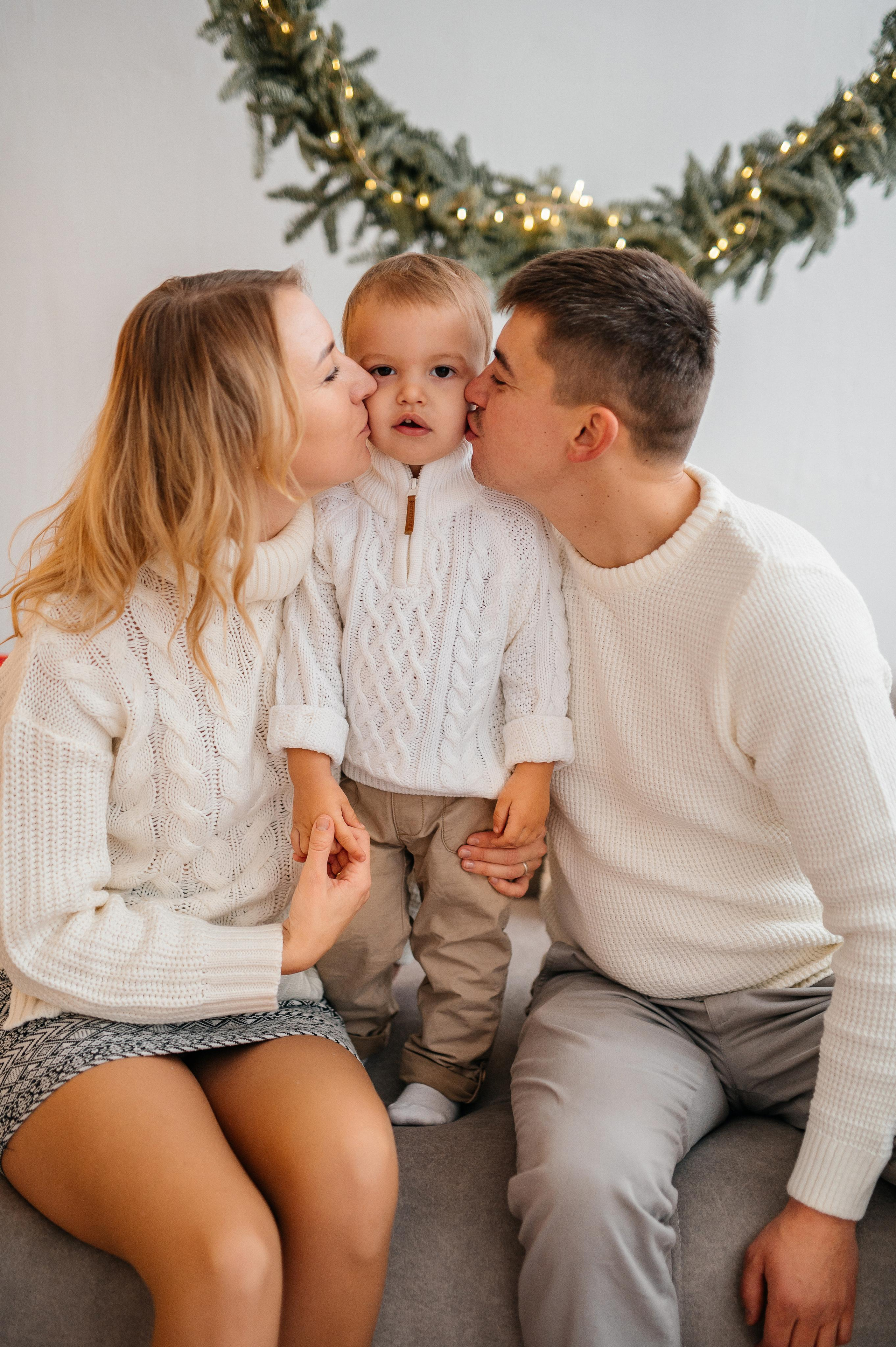 Новогодняя семейная фотосессия. Катя Курлович — семейный фотограф в Бобруйске и Минске